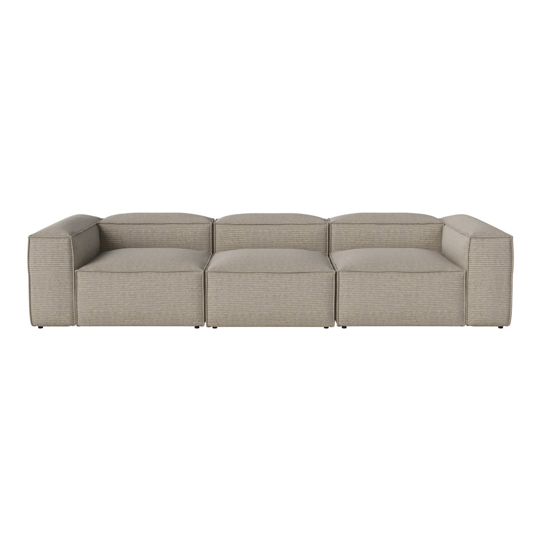 Cosima 3-Seater Sofa - Modern Living Room Couch for Small Spaces | Comfortable Fabric Sectional Sofa for Apartments & Home Decor