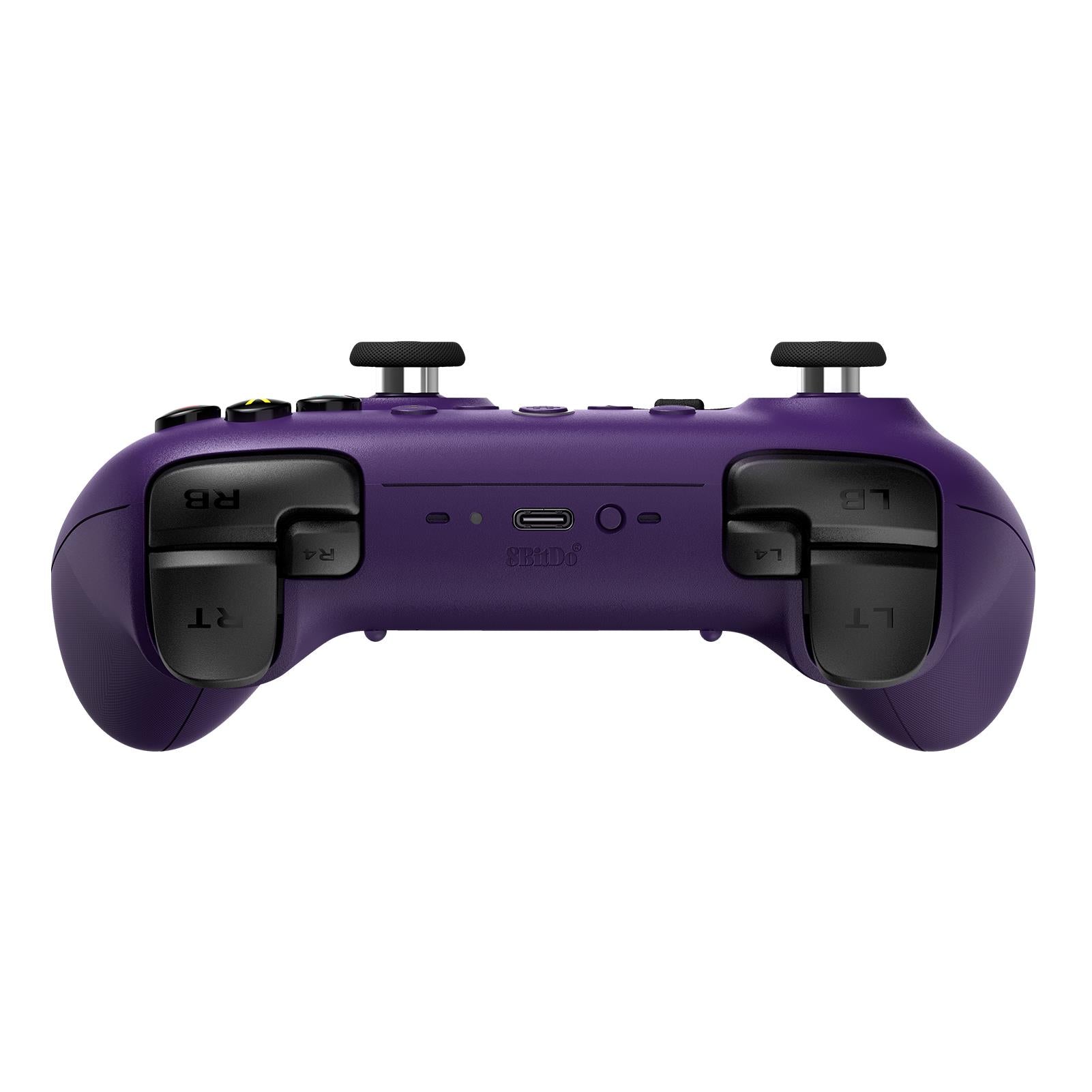 8BitDo Ultimate 2 Wireless Bluetooth Controller for Switch/PC/Android - Purple | Ergonomic Design, Hall Effect Joysticks, Customizable Buttons | Perfect for Gaming, Streaming & eSports