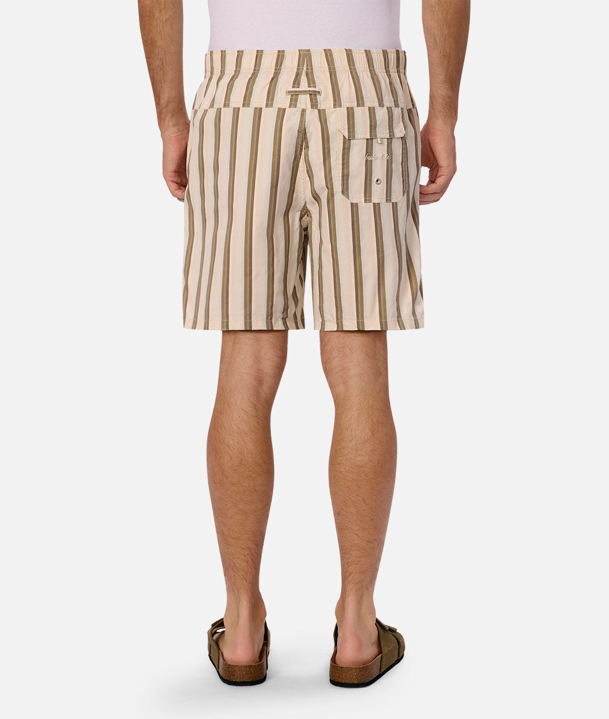 The Padre Swim Shorts for Men - Quick-Dry Stone Olive Combo | Perfect for Beach, Pool & Summer Vacations