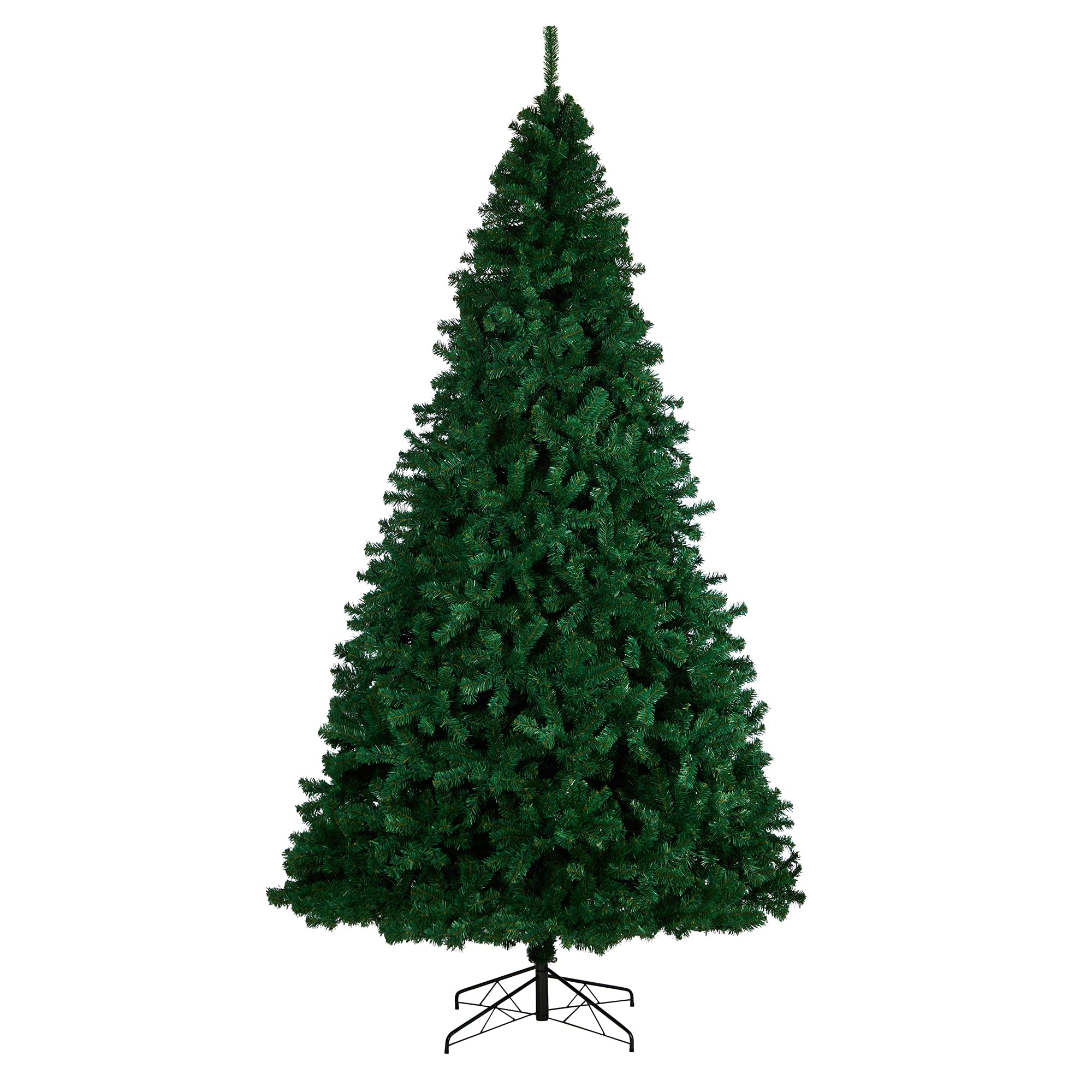 Nearly Natural 10ft Northern Tip Artificial Christmas Tree with 800 Clear LED Lights & 2200 Bendable Branches - Perfect for Holiday Home Decor, Office, and Party Decoration