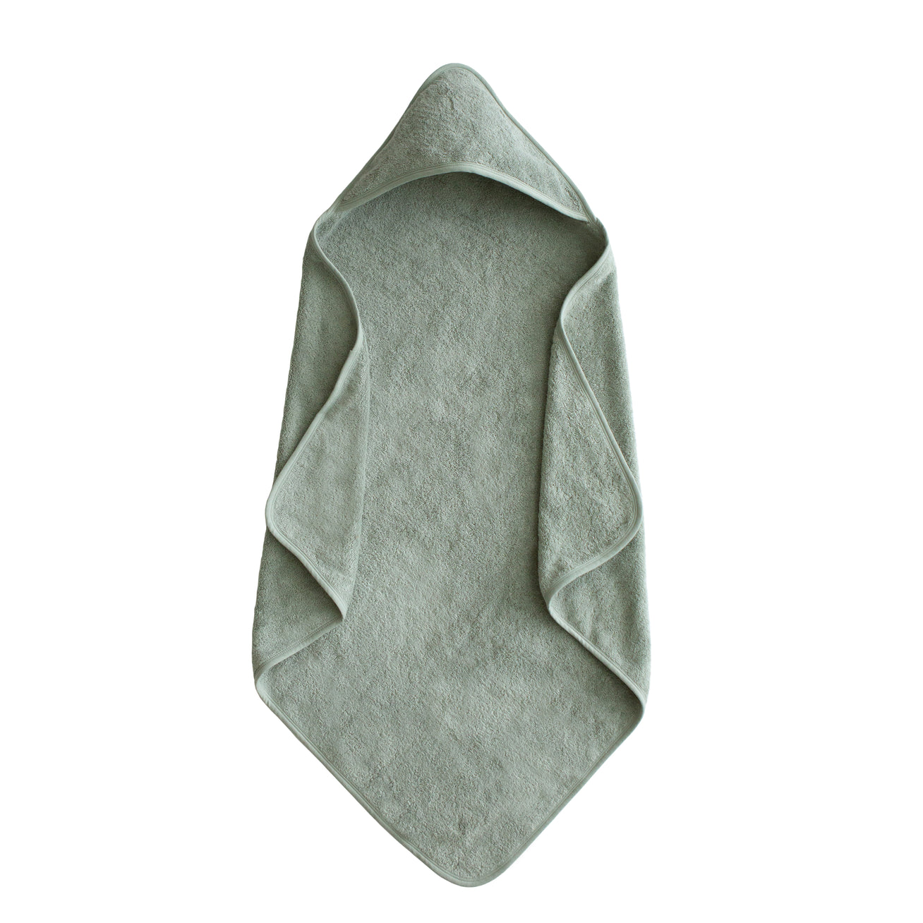 Mushie Organic Cotton Baby Hooded Towel - Soft & Absorbent for Newborns, Infants & Toddlers - Perfect for Bath Time, Swimming & Beach Outings