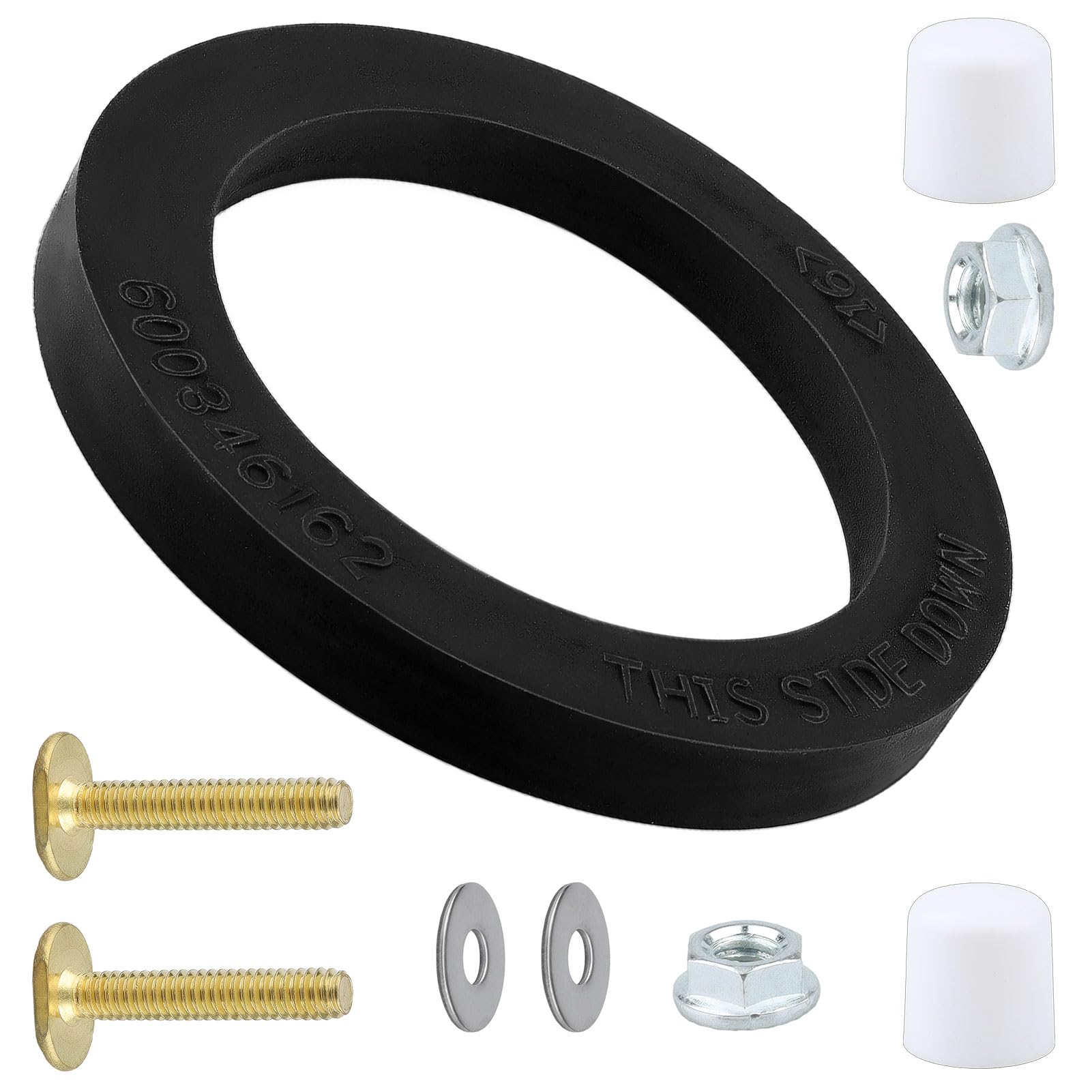 Dometic 300/310/320 RV Toilet Seal Replacement Kit - 385311652 Base Gasket & Mounting Hardware for Leak Repair | Perfect for Camper, Motorhome & Travel Trailer Toilet Maintenance