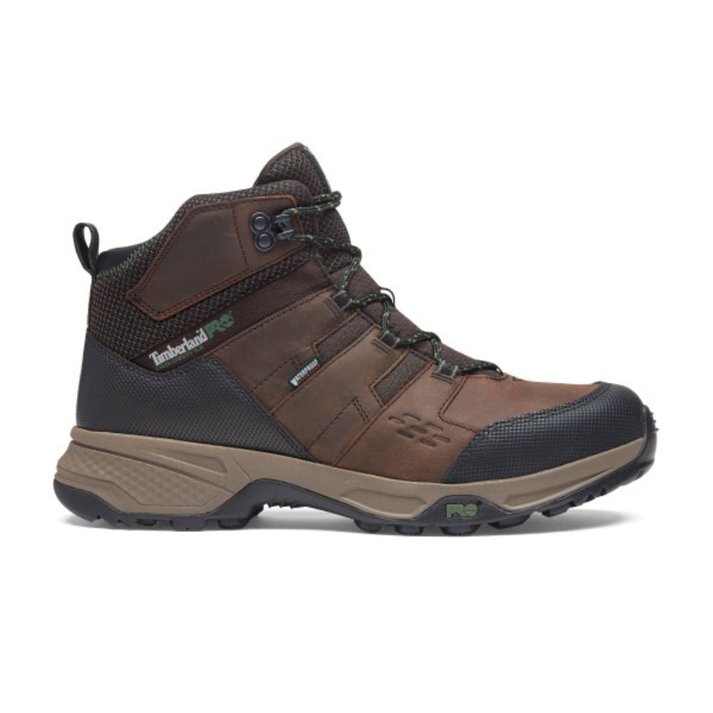 Timberland PRO Switchback LT Men's Waterproof Steel Toe Work Boots - Brown TB0A61T7214 | Durable Safety Shoes for Construction, Warehouse & Outdoor Work