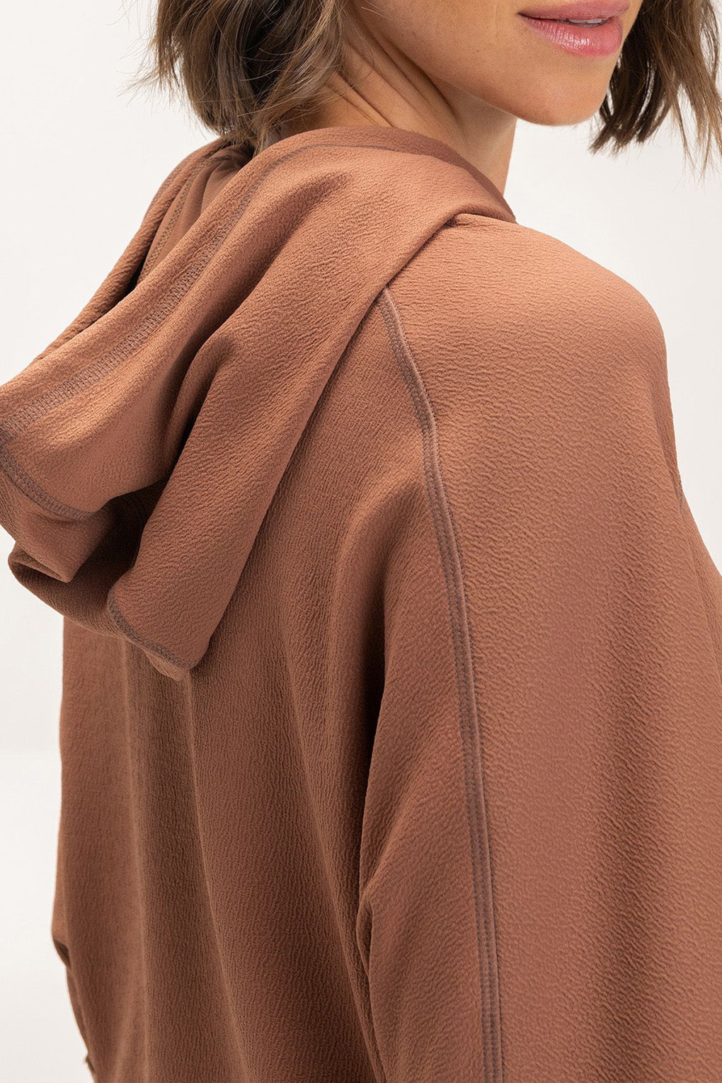 Jacquard Street Maxi Sweatshirt - Stylish Oversized Pullover for Women | Perfect for Casual Wear, Street Fashion & Layering Outfits