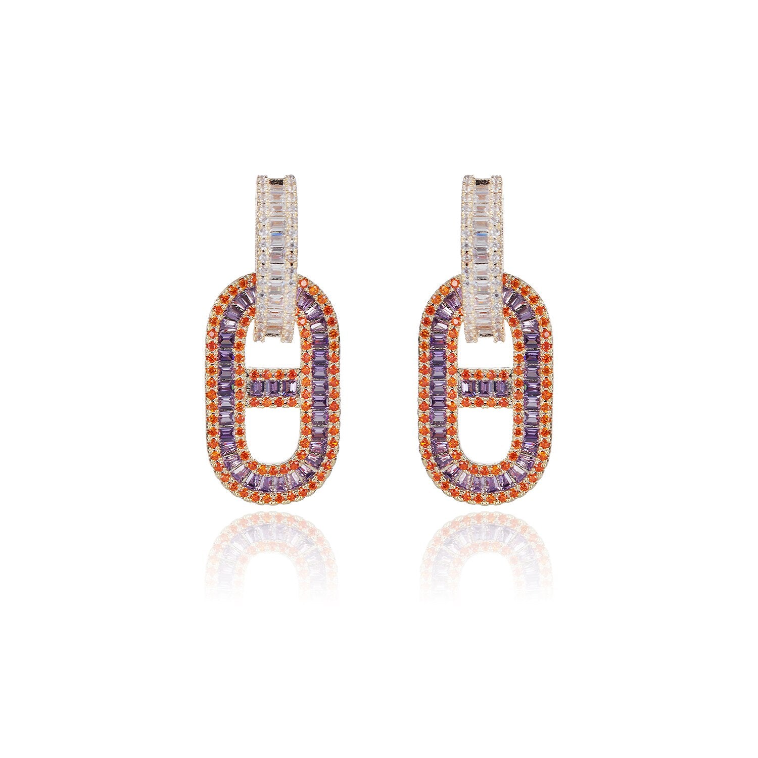 Luxury Cubic Zirconia CZ Crystal Earrings for Women - Elegant Wedding, Birthday Party, Anniversary Gift - Fine Jewelry Set CE11573 | Perfect for Evening Events, Date Nights & Special Occasions