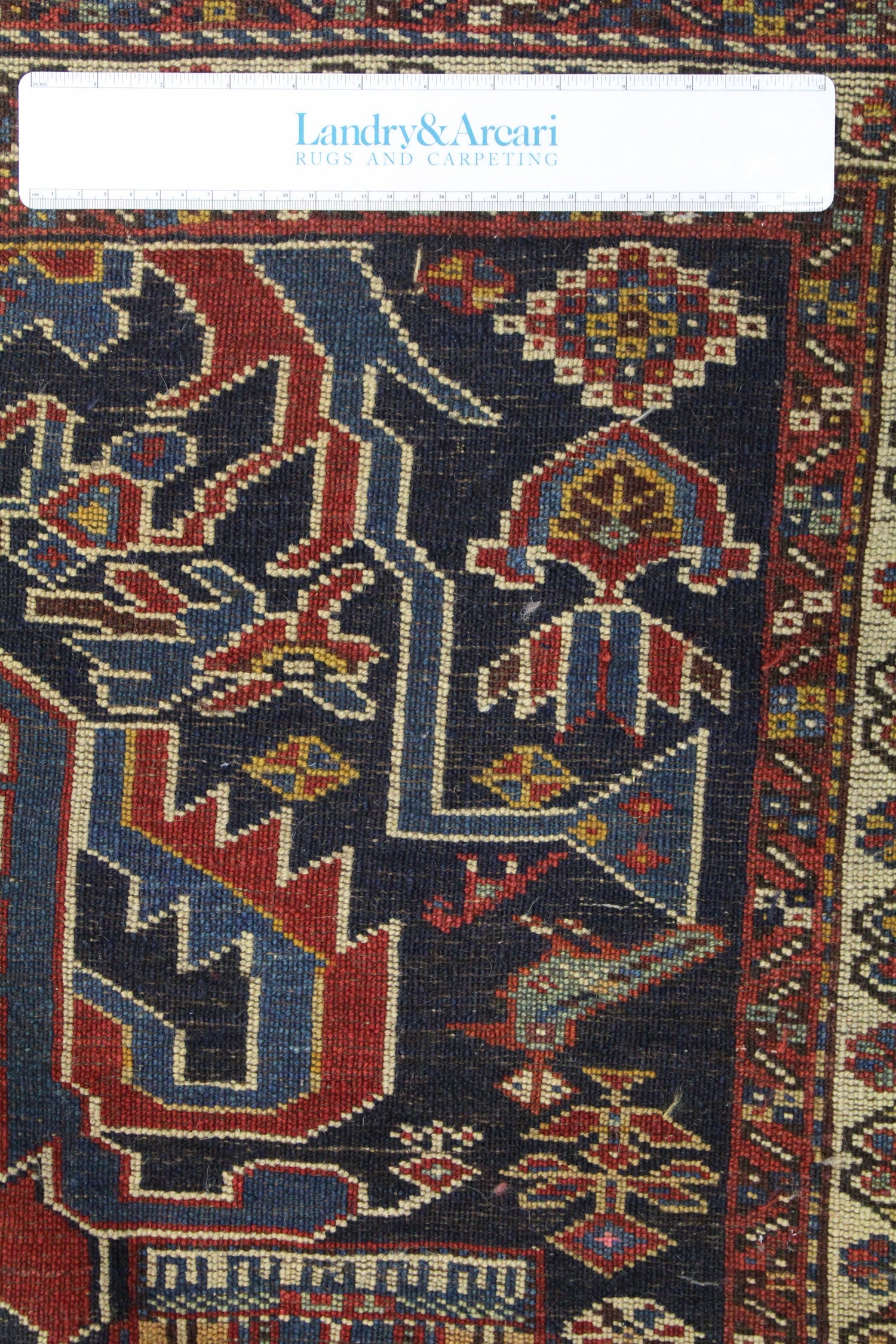 Handwoven Antique Luri Mosque Tribal Rug - Authentic Persian Oriental Carpet for Home Decor, Living Room, Bedroom & Office (J63619)