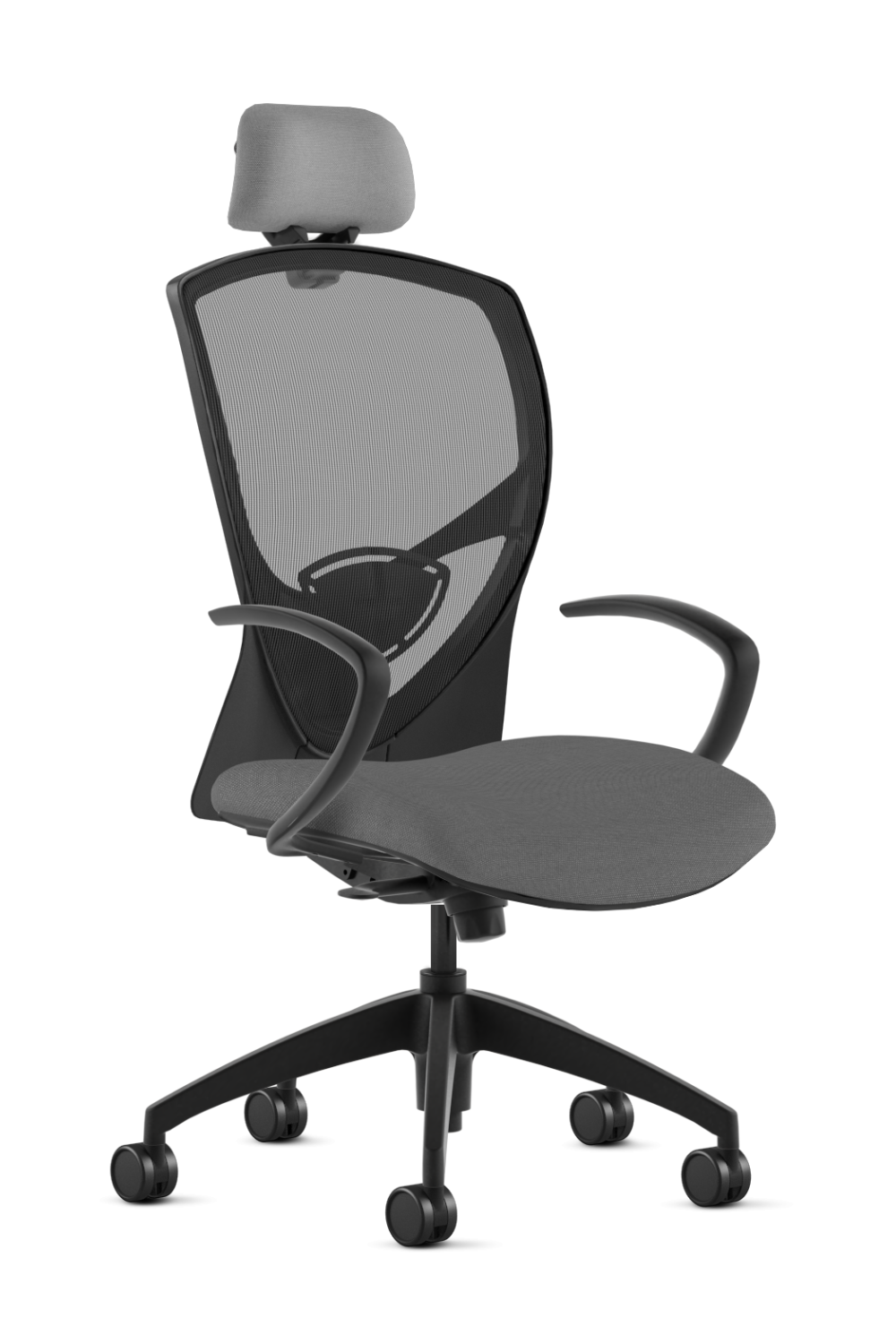 9 to 5 Theory 2180 High Back Ergonomic Office Chair with Adjustable Headrest & Seat Slider - Comfortable Task Chair for Long Hours Computer Work, Home Office & Gaming Setup