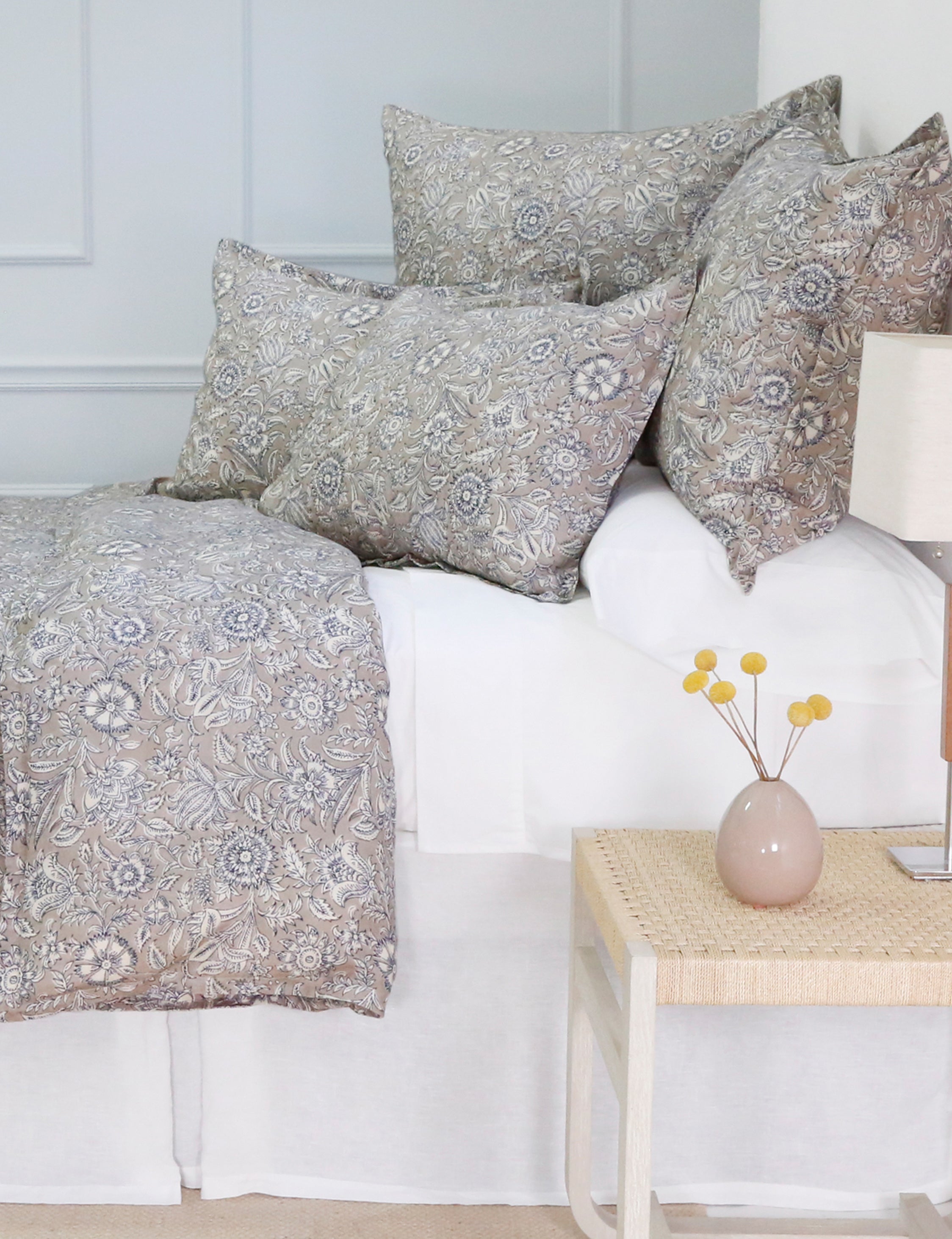 Pom Pom at Home Brighton Linen Cotton Sham - Premium Soft Bedding Pillowcase for Cozy Bedroom Decor | Perfect for Guest Rooms & Master Bedrooms