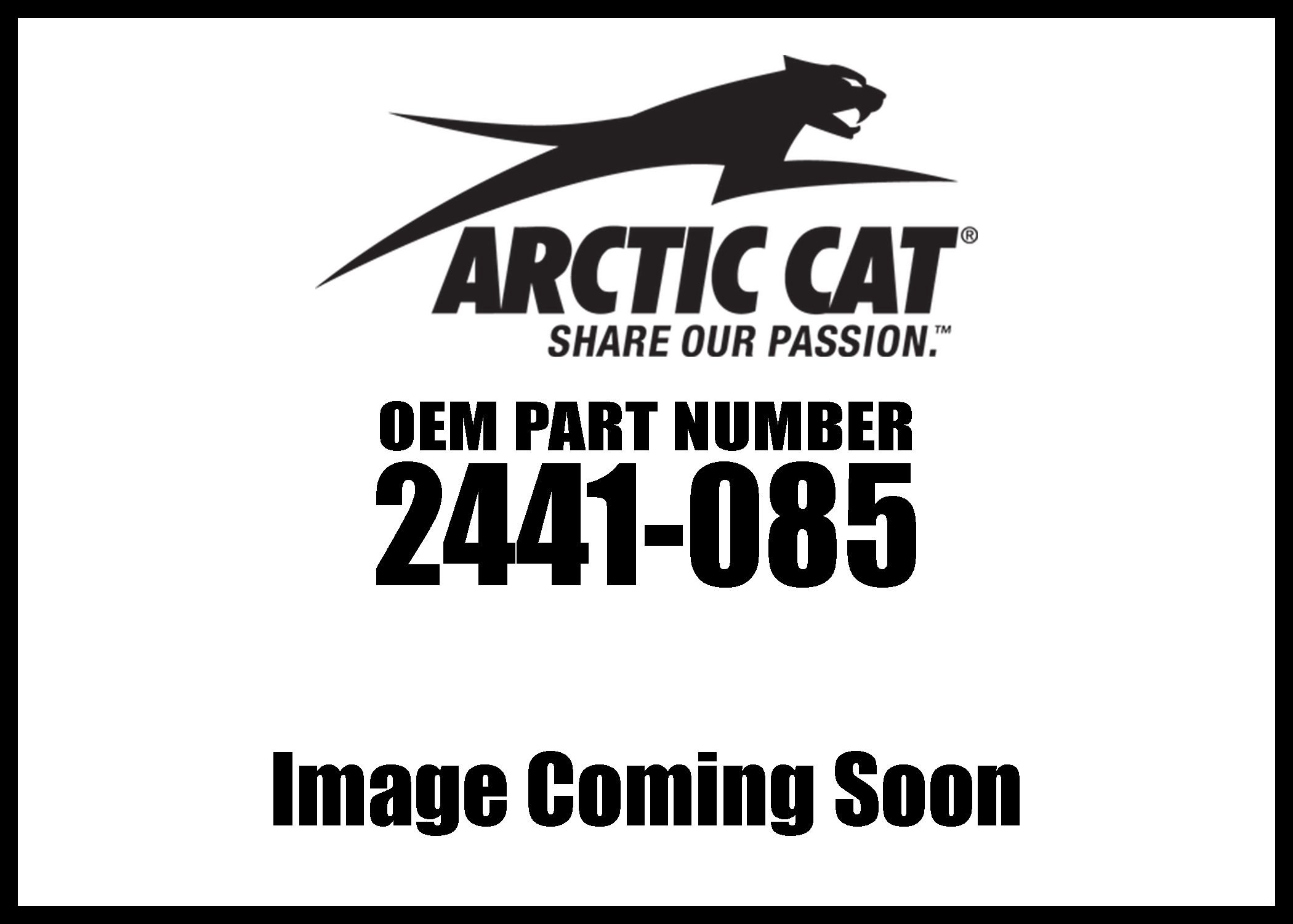 New OEM Arctic Cat Attachment QA Push Frame 1436 380 2441-085 - Compatible with Snow Plows & Utility Vehicles for Winter Maintenance & Heavy-Duty Tasks