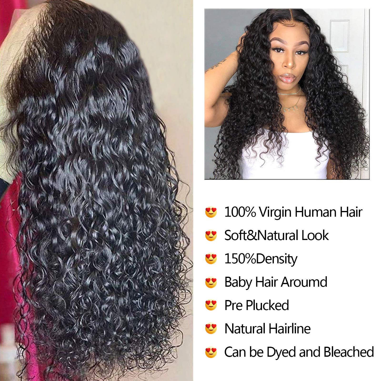 Brazilian Water Wave Lace Front Wig 26