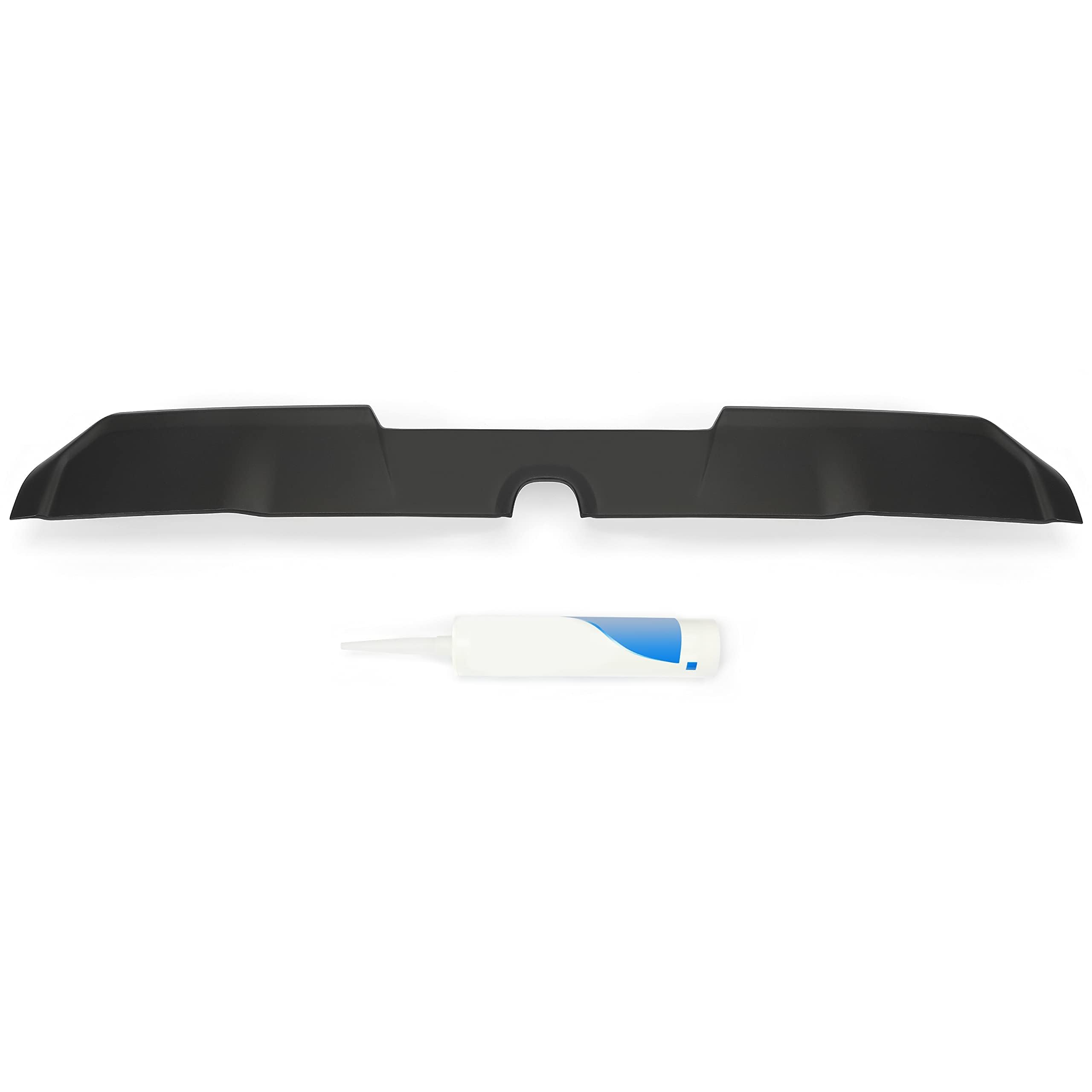 KUAFU Rear Roof Spoiler for 2019-2024 Dodge RAM 1500 Crew Cab | Black Truck Spoiler Wing | Enhances Aerodynamics & Style | Perfect for Pickup Truck Customization & Street Performance