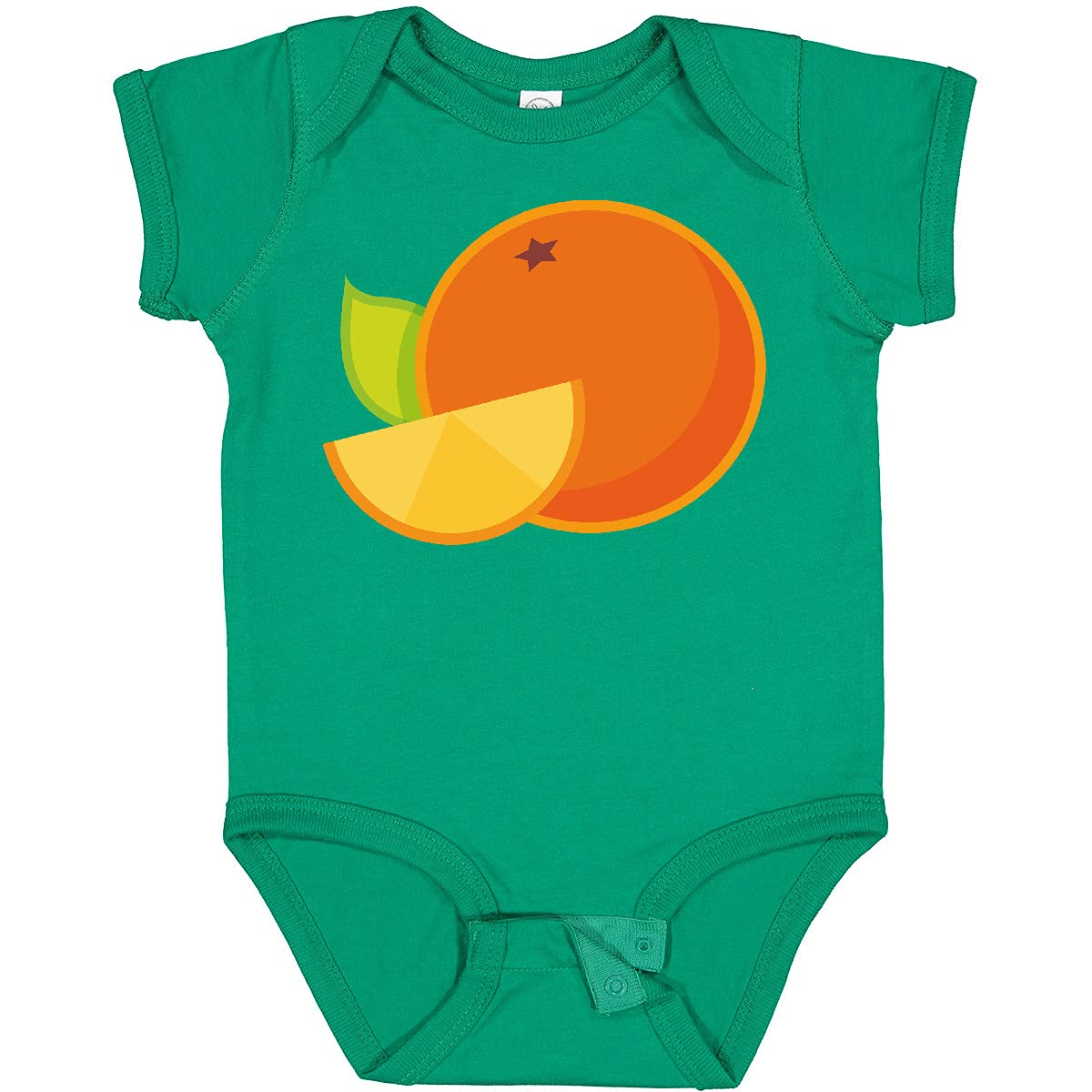 Inktastic Orange Fruit Baby Bodysuit - Soft Cotton Onesie for Newborns & Infants - Perfect for Playtime, Photo Shoots & Everyday Wear