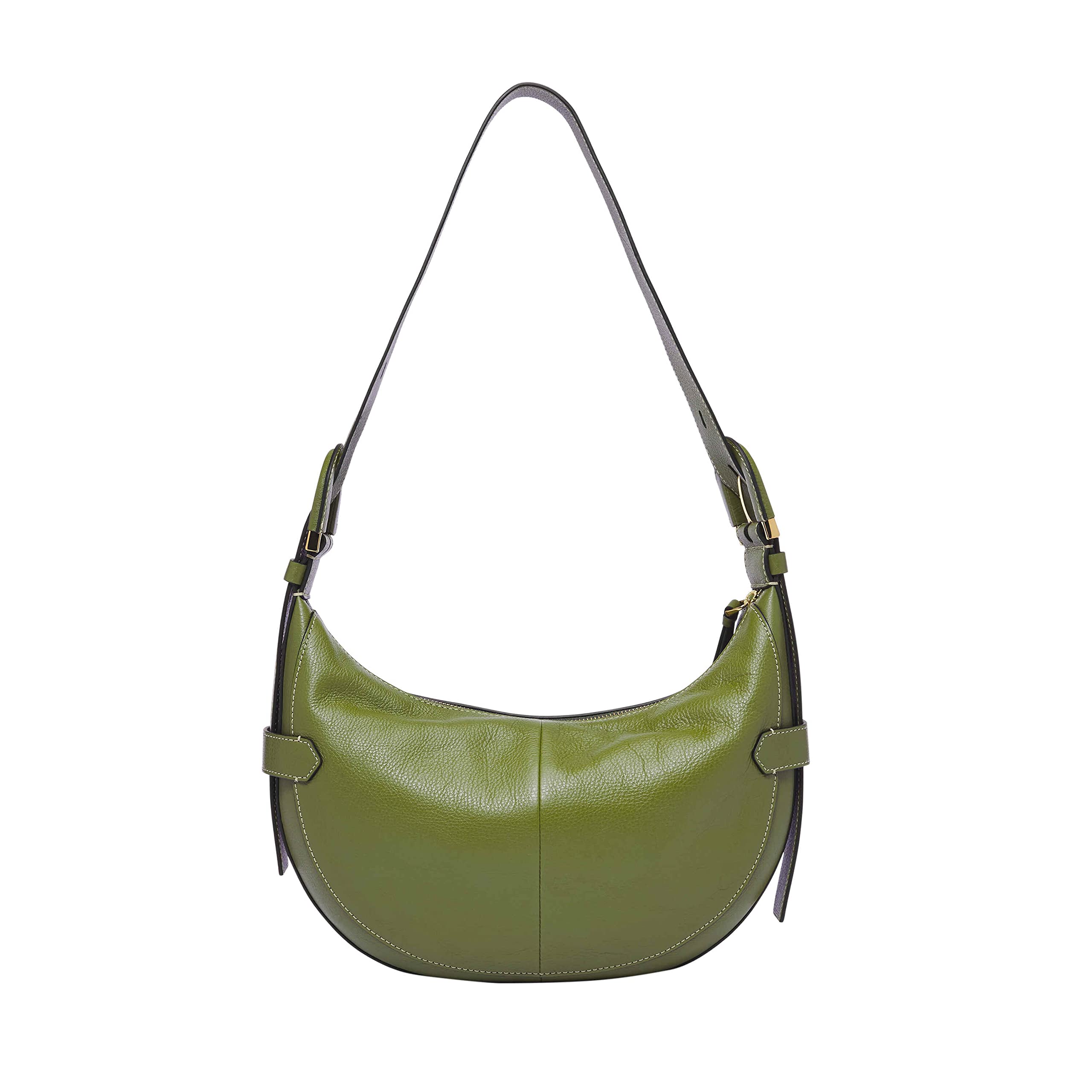 Fossil Women's Harwell Leather Hobo Purse Handbag - Stylish Crossbody Bag for Everyday Use, Work & Travel | Genuine Leather Shoulder Bag for Women