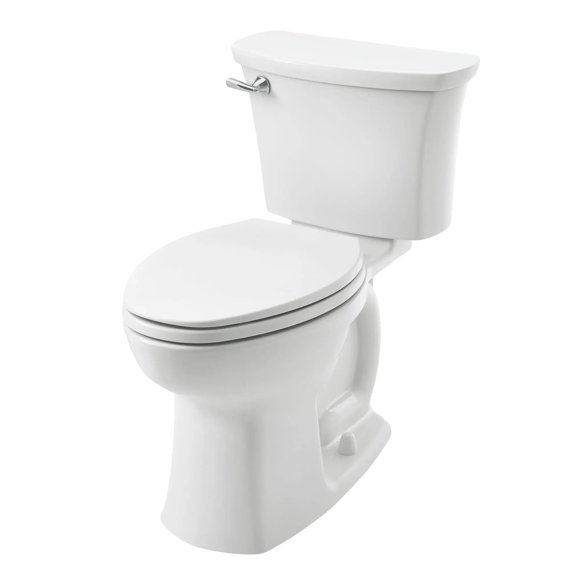 Edgemere Two-Piece 1.28 GPF/4.8 LPF Elongated Toilet with Soft-Close Seat - Water Efficient Chair Height Toilet for Modern Bathrooms & Small Spaces
