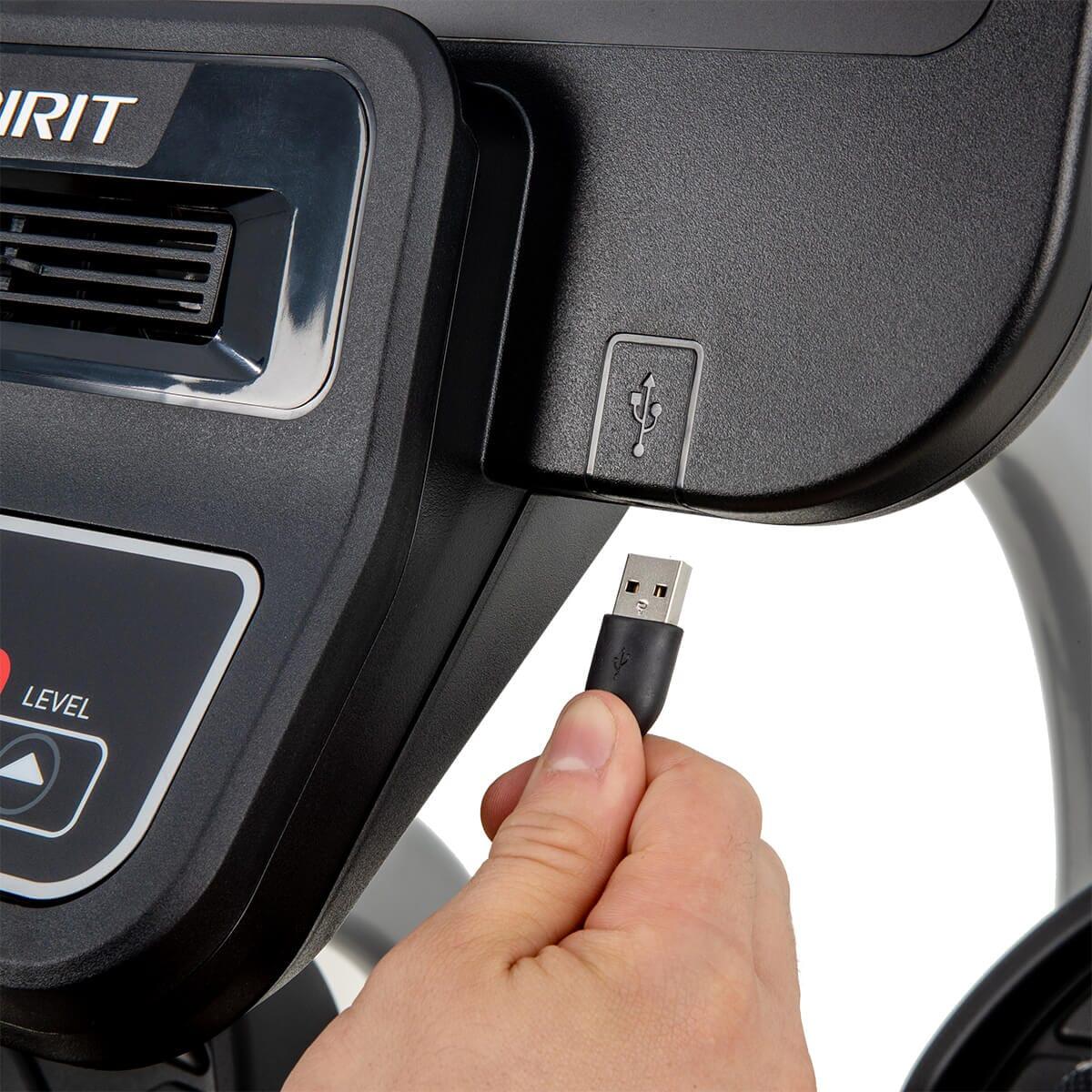 Spirit Fitness CRS800S Recumbent Stepper Exercise Bike - Low Impact Cardio Machine for Home Gym, Seniors & Physical Therapy - Compact Seated Workout Equipment for Small Spaces
