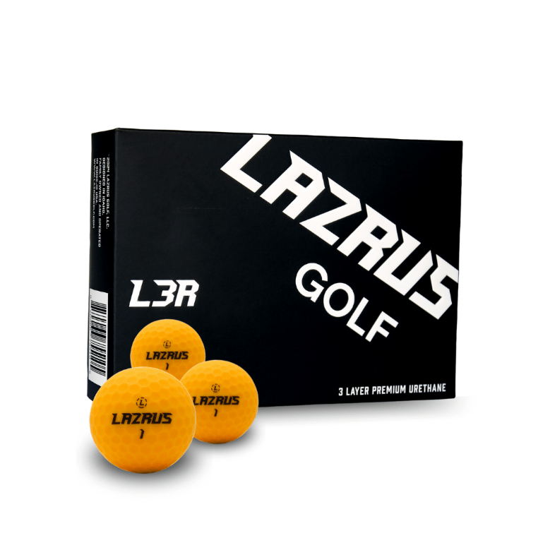 Lazrus L3R Premium 3-Piece Urethane Golf Balls for Men & Women - High Performance, Soft Feel, Long Distance - Perfect for Tournament Play & Practice Rounds