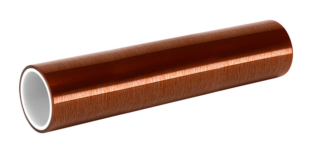 3M 5419 Gold Polyimide/Silicone Adhesive Tape - High Temperature Resistant (-100°F to +500°F), Low Static, 7