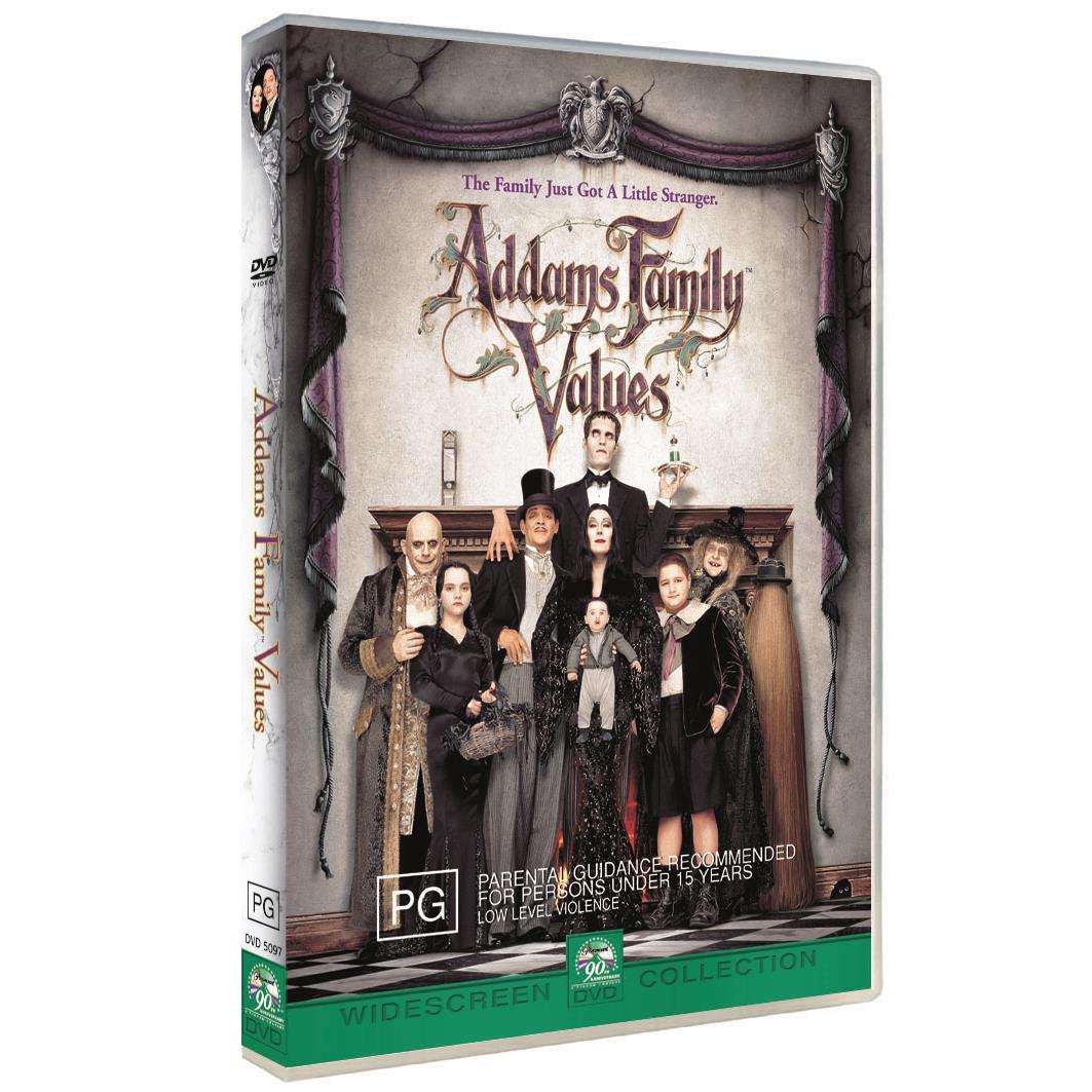 The Addams Family Values DVD - Classic Dark Comedy Movie for Halloween & Family Movie Nights