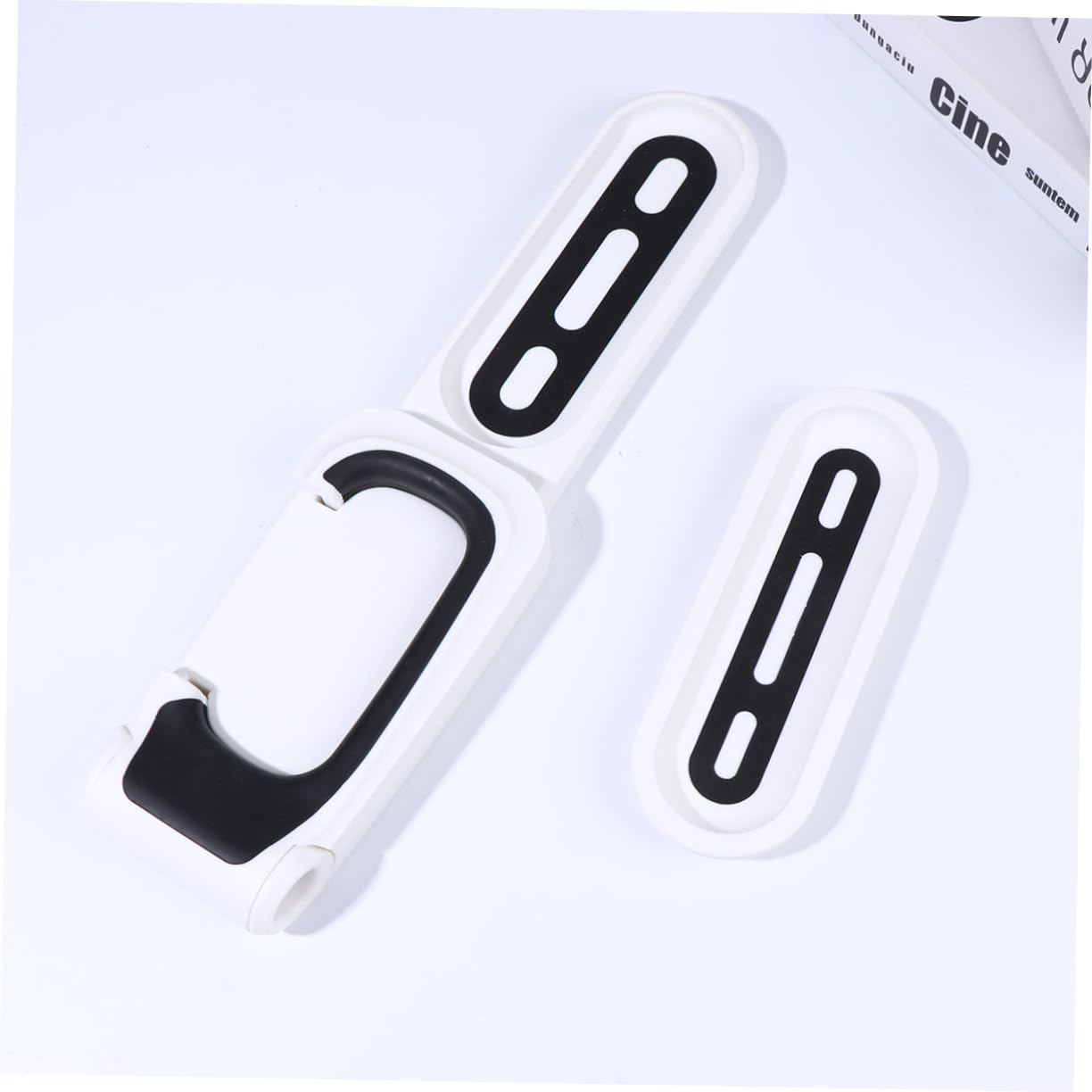 FOYTOKI Foldable Bike Storage Rack - Black Garage Hook for Bikes & Clothes