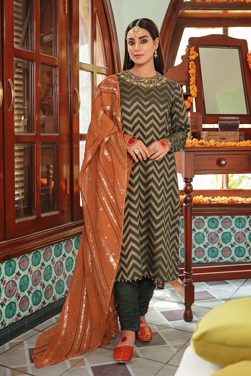 MAUJ E DILAM 3PC Indian Ethnic Dress Set for Women - Traditional Kurta with Dupatta & Palazzo Pants - Perfect for Festivals, Weddings & Cultural Events