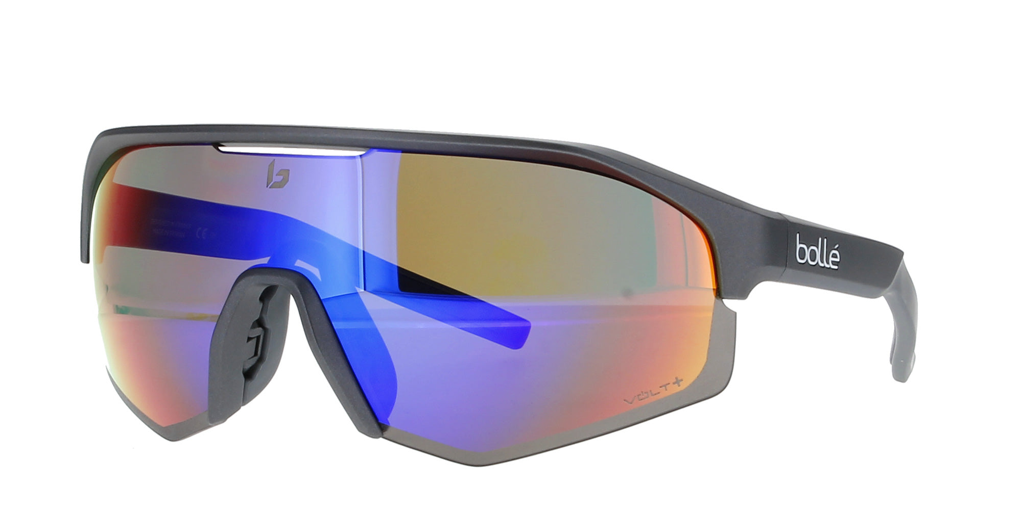 Bolle Lightshifter XL Polarized Sunglasses - UV Protection, Anti-Glare for Outdoor Sports & Driving - Lightweight & Comfortable for Running, Cycling, Hiking