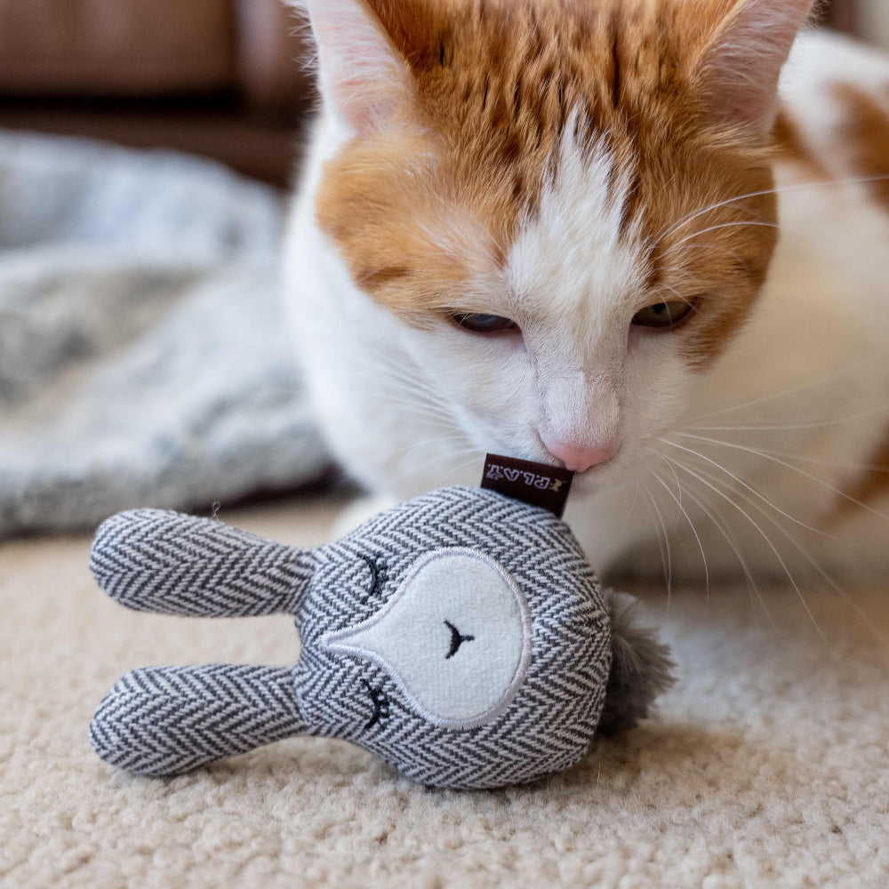 Forest Friends Fox & Bunny Interactive Cat Toy Set - Fun Playtime for Kittens & Cats - Perfect for Indoor Play & Exercise