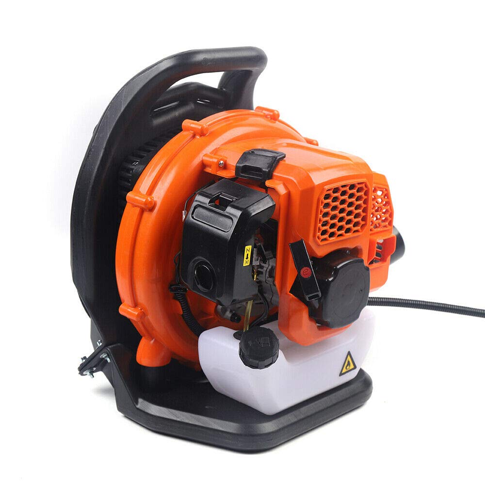 42.7cc 2-Stroke Gas Backpack Leaf Blower - Professional Single Cylinder Backpack Blower for Leaves & Snow | Yard Cleanup, Landscaping, Driveway Clearing