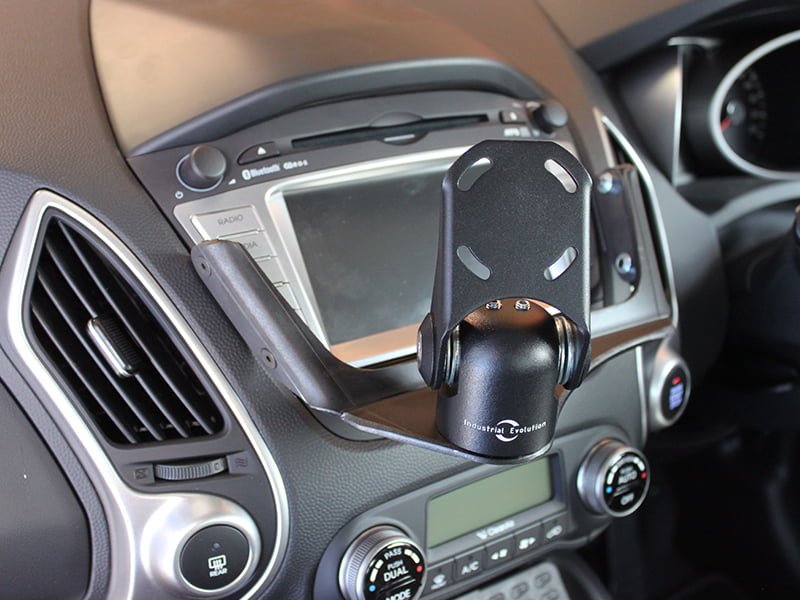 Industrial Evolution InDash Mount for Hyundai ix35 (2010+) - Secure Car Phone Holder for GPS Navigation & Hands-Free Calling - Perfect for Commuting & Road Trips