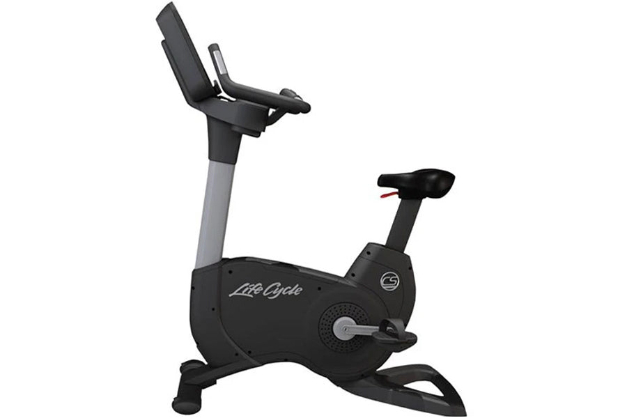 Life Fitness Platinum Club Series Upright Exercise Bike - Commercial Grade Indoor Cycling Bike for Home Gym & Cardio Workouts | Perfect for Weight Loss, Endurance Training & Low-Impact Fitness