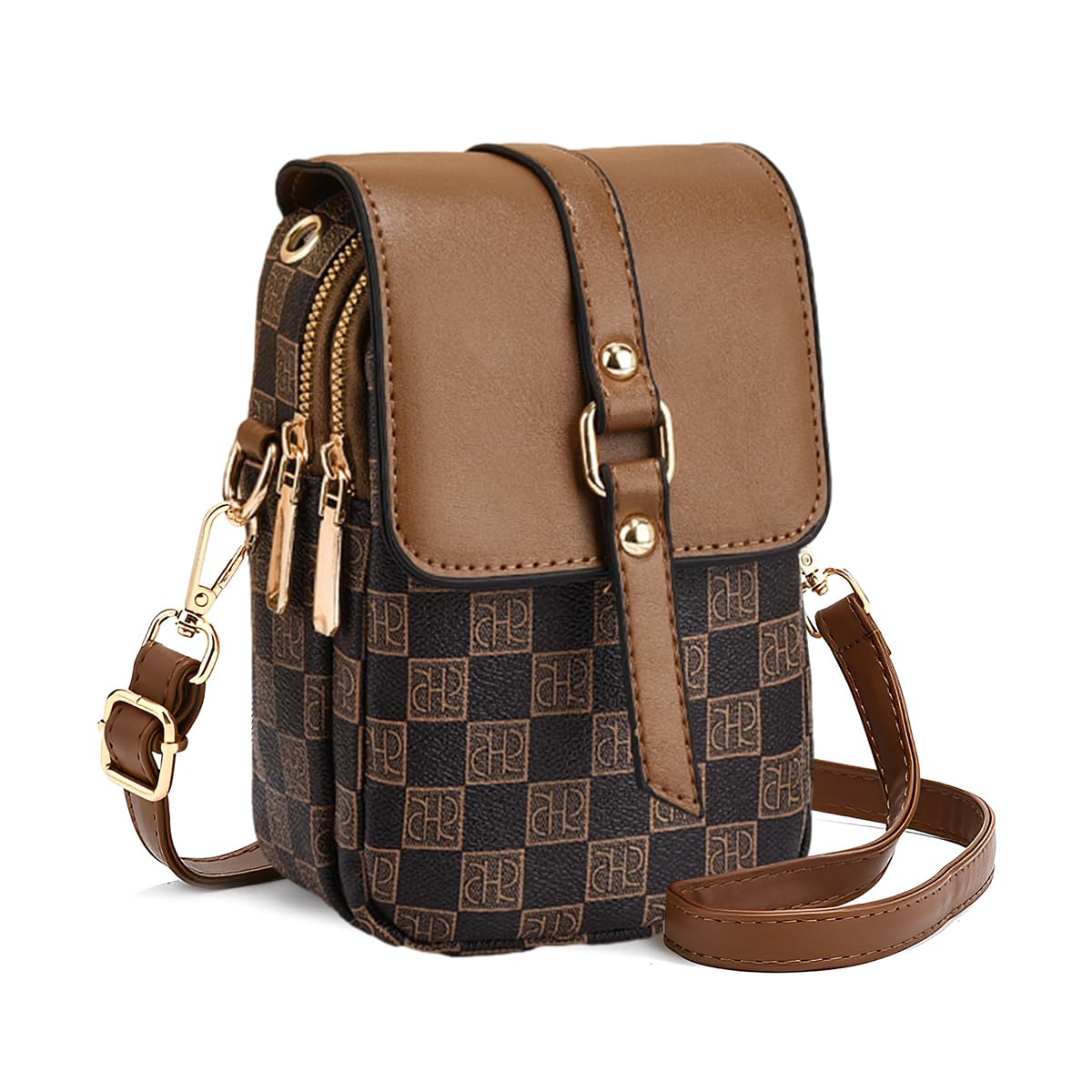 PALAY® Women's Stylish PU Leather Crossbody Sling Bag - Phone Holder Wallet Purse with Pocket - Perfect Mini Shoulder Bag for Mother's Day Gift, Daily Use, Travel & Shopping