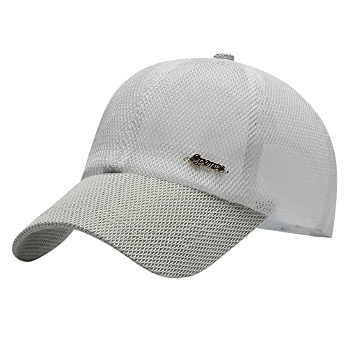 Adjustable Baseball Cap for Men & Women - Breathable Sun Hat for Baseball, Football, Beach & Outdoor Activities - Fashionable Hip Hat & Helmet Visor for Adults