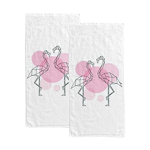 Beautiful- Flamingo Illustration Geometric Style