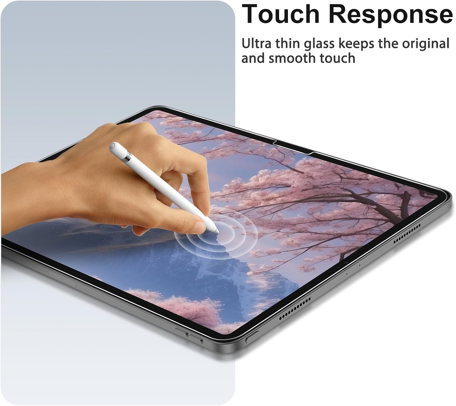 SPARIN 2 Pack Tempered Glass Screen Protector for iPad Pro 13 inch M4 7th Generation (2024) - HD Clear 9H Hardness, Face ID & Apple Pencil Pro Compatible, Case Friendly - Perfect for Work, Study, and Entertainment