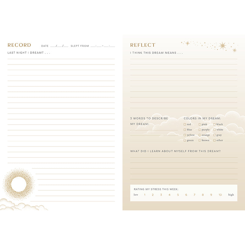 The Little Dream Journal - Inspiring Notebook for Writing & Recording Dreams - Perfect for Sleep Tracking, Lucid Dreaming & Personal Reflection