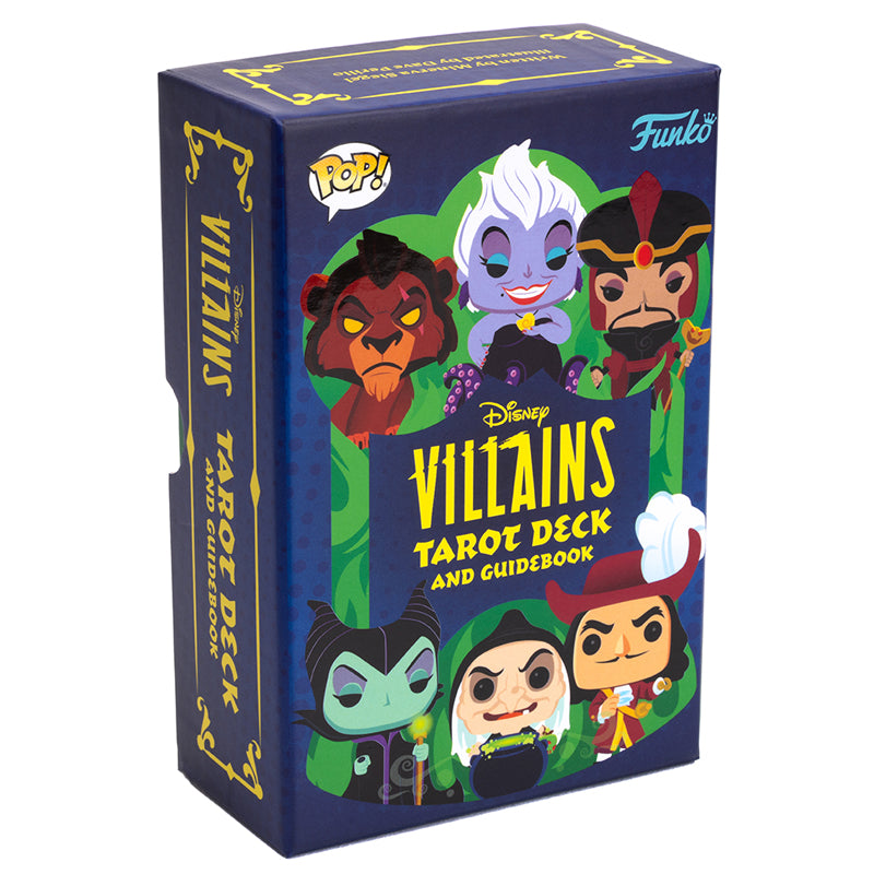 Funko Disney Villains Tarot Deck with Guidebook - Premium Collectible Card Set for Fortune Telling, Game Nights & Disney Fan Gifts