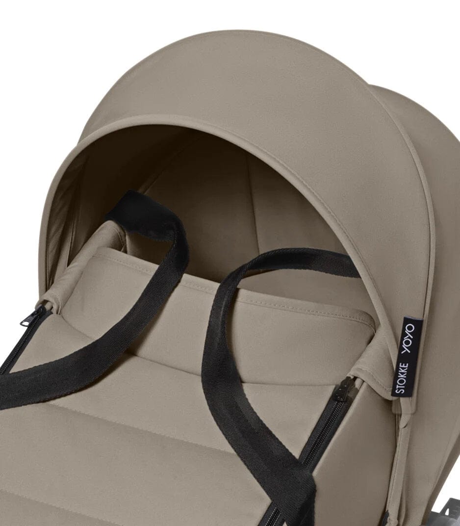 Stokke YOYO 3 Lightweight Travel Stroller with Bassinet - Compact Foldable Baby Pushchair for Airplane & City Use