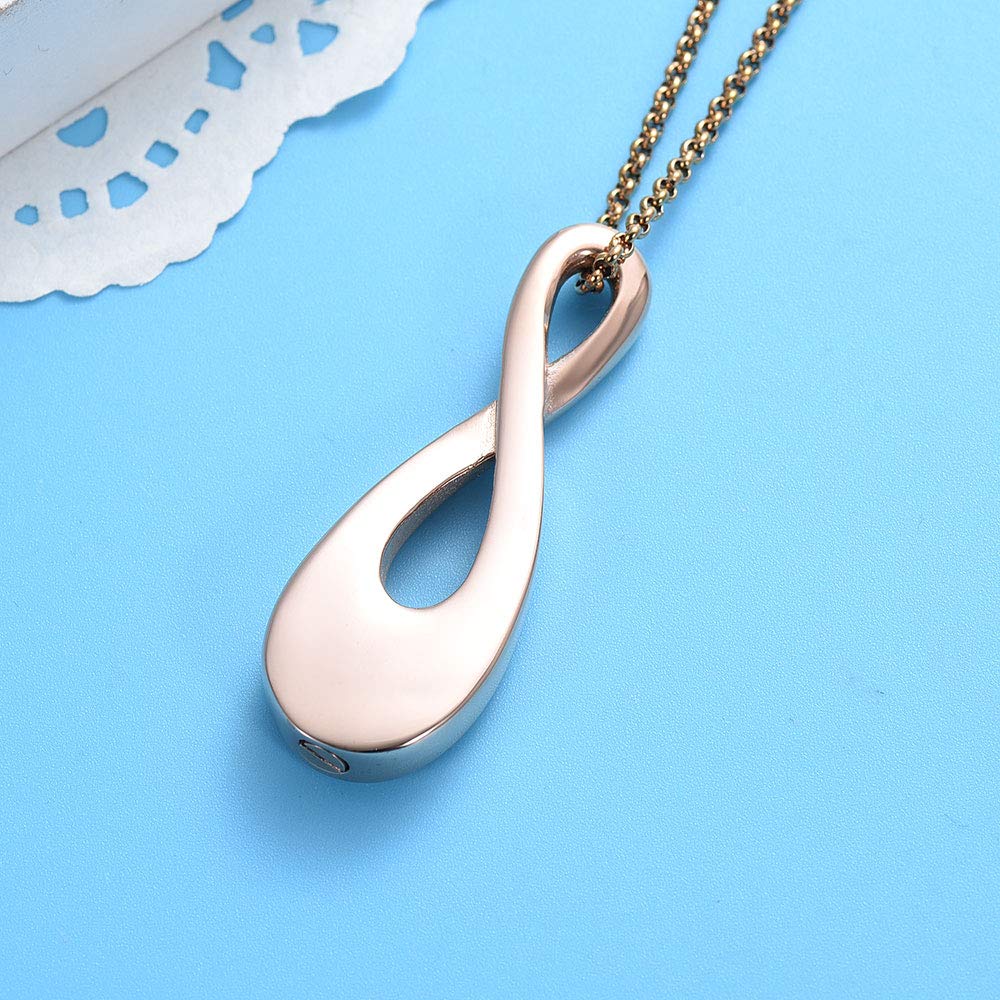 Cremation Jewelry Necklace for Ashes - Stainless Steel Keepsake Pendant for Women & Men | Memorial Gift