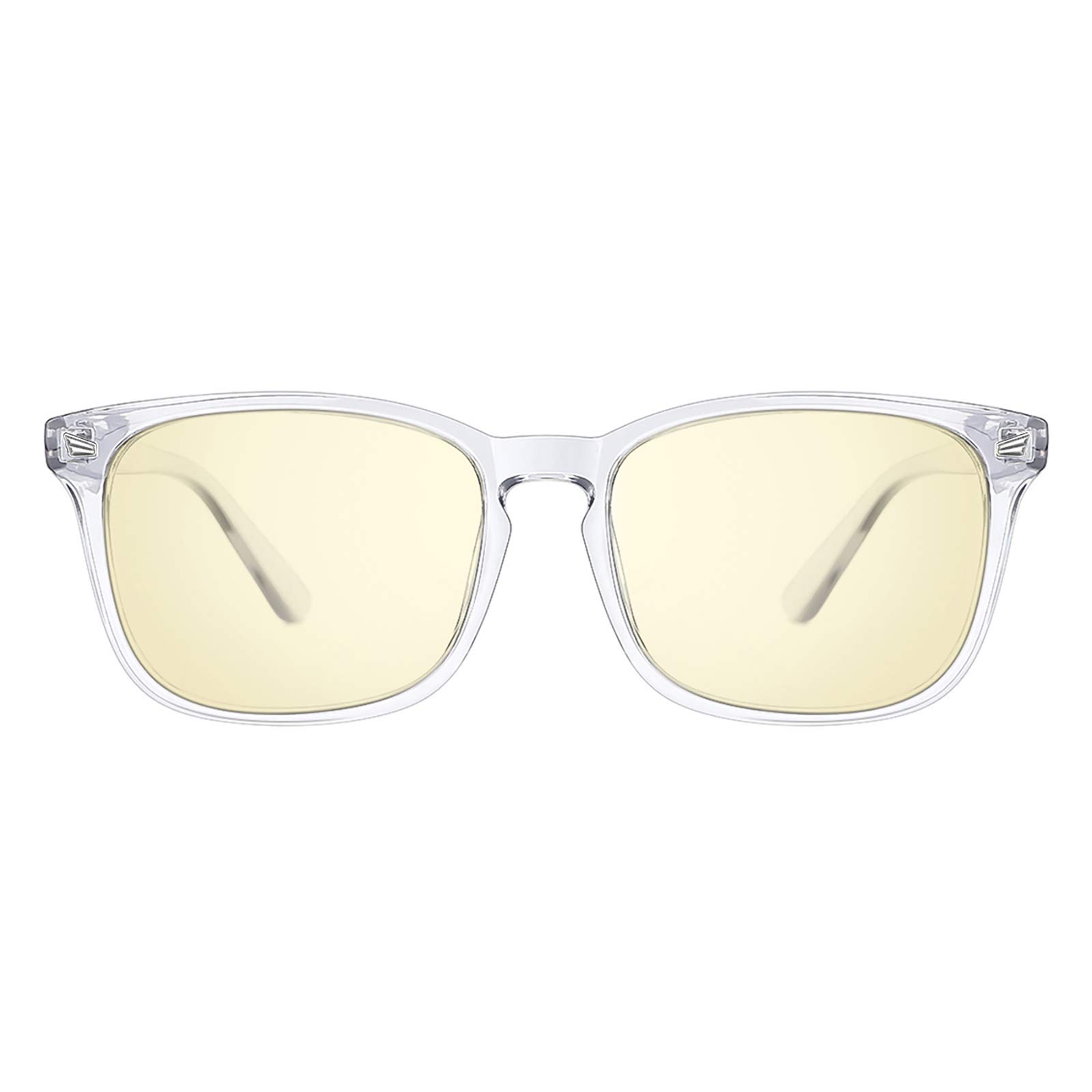 TIJN Blue Light Blocking Glasses for Gaming & Work - Anti Eyestrain, UV Protection