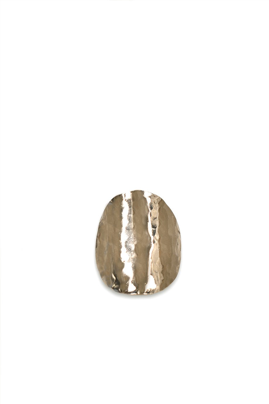 Alouette Design 14K Gold Disc Ring - Minimalist Stackable Ring for Women, Perfect for Everyday Wear & Layering Jewelry