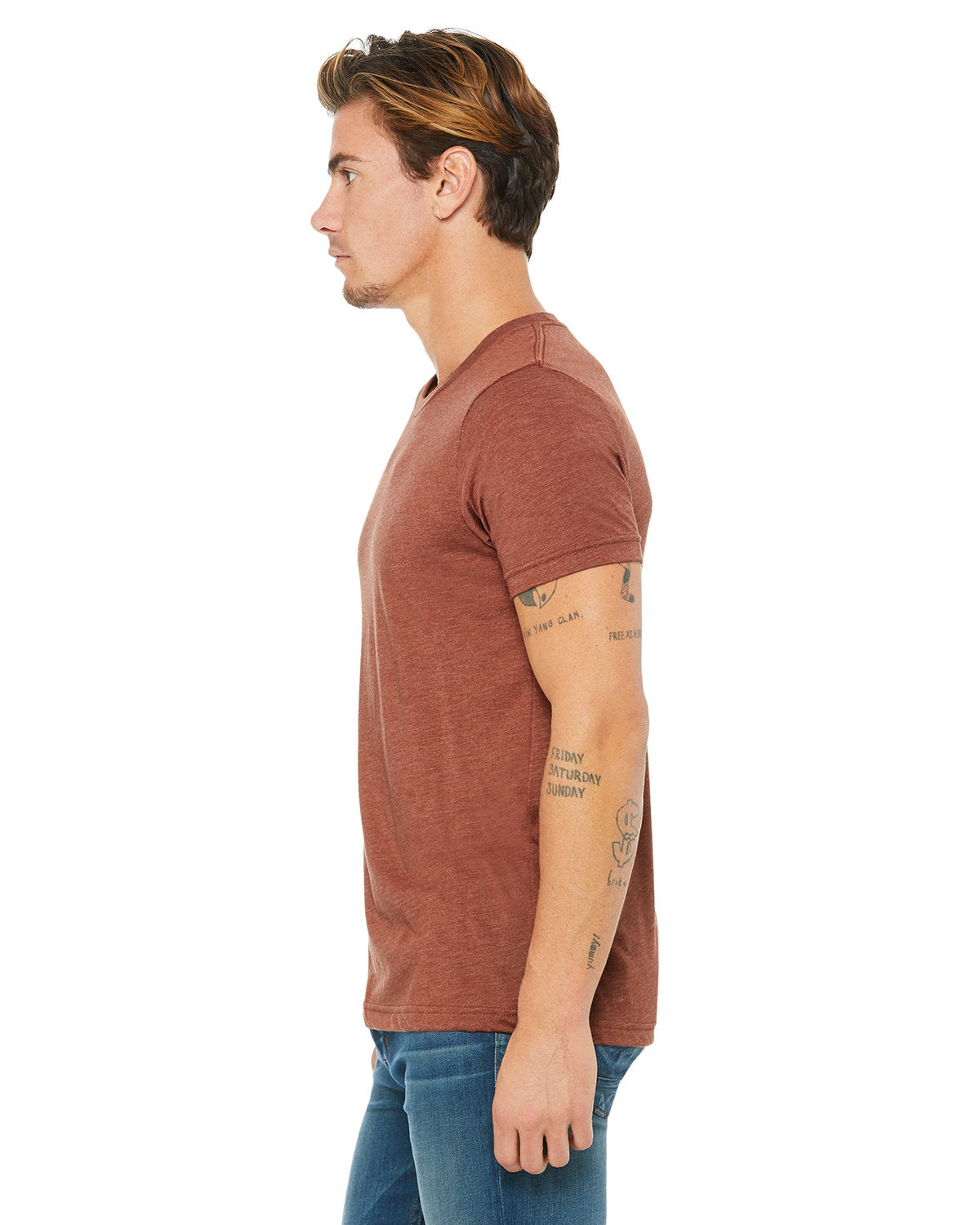 Bella + Canvas 3413C Premium Unisex Triblend T-Shirt - Soft Comfort Fit Crew Neck Tee for Men & Women - Perfect for Casual Wear, Gym, and Everyday Outfits