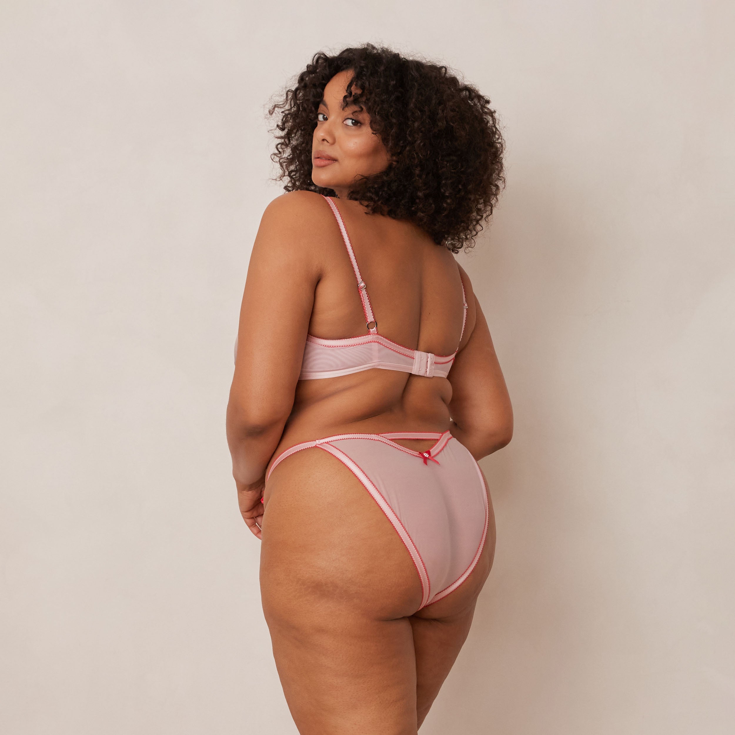 Bloom Embroidered Balcony Bra - Lace Underwire Push Up Bra in Pink | Comfortable & Sexy Lingerie for Date Night, Wedding, or Everyday Wear