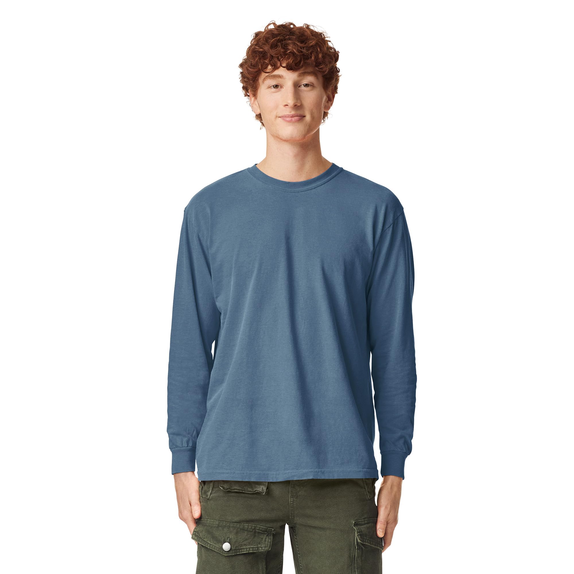 Comfort Colors Adult Long Sleeve T-Shirt Style G6014 - Soft Cotton Crewneck Tee for Men & Women | Perfect for Casual Wear, Layering & Everyday Comfort