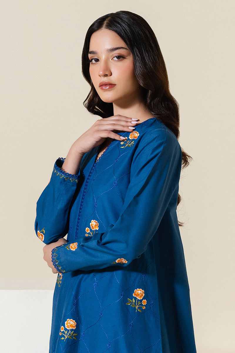 INDIGO ZEAL Embroidered Casual Shirt for Men - Stylish Cotton Button Down Shirt for Office, Date Night & Summer Outfits