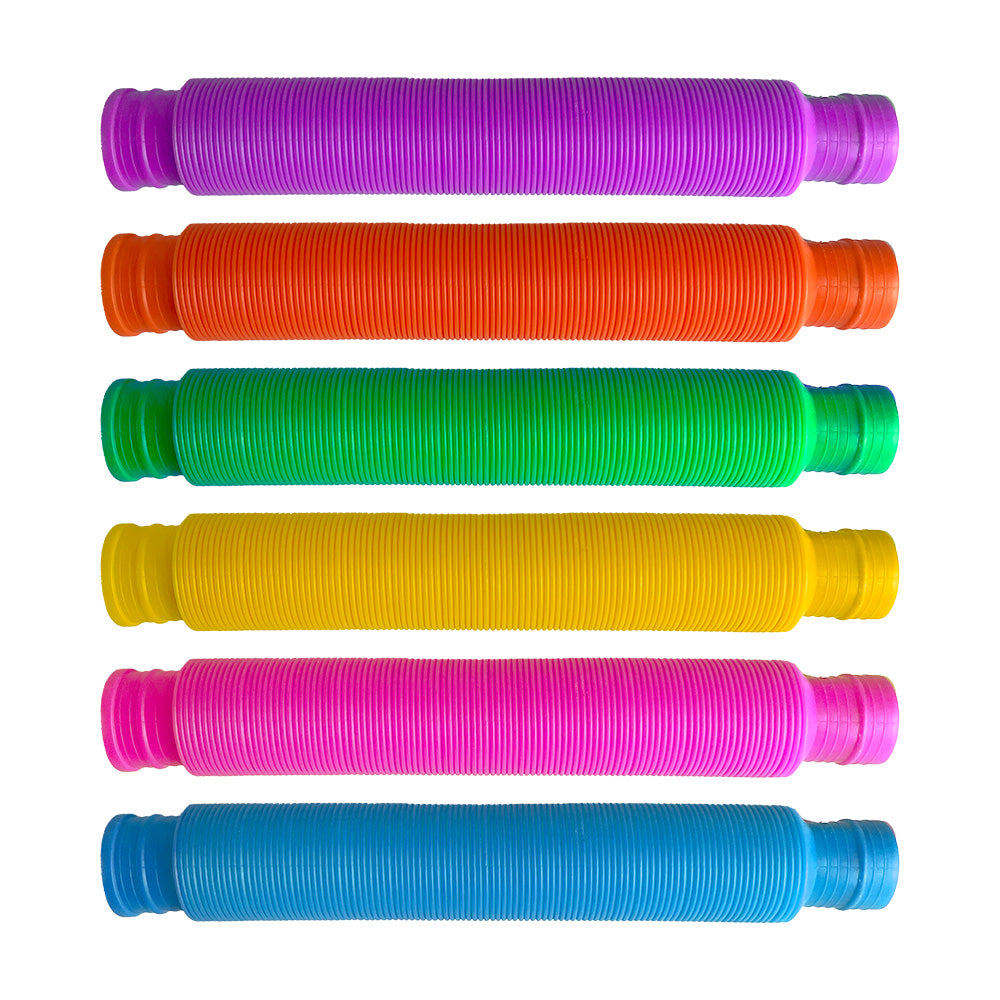 12-Pack Flashing LED Tubes - Glow Sticks for Parties, Raves, Concerts & Night Events - 12ct Bulk Bag