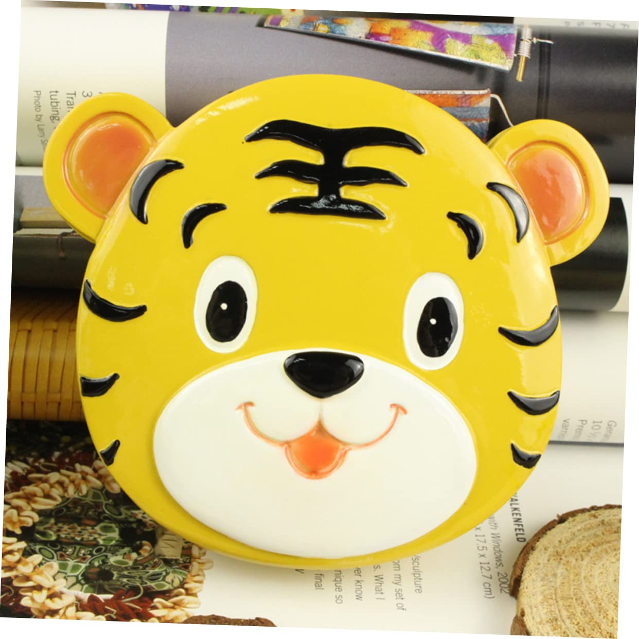 Cute Baby Tooth Keepsake Box with Tiger Pattern - Newborn Hair Storage Organizer for Baby Shower Gifts | Perfect for First Tooth, Hair Lockets & Milestone Memories
