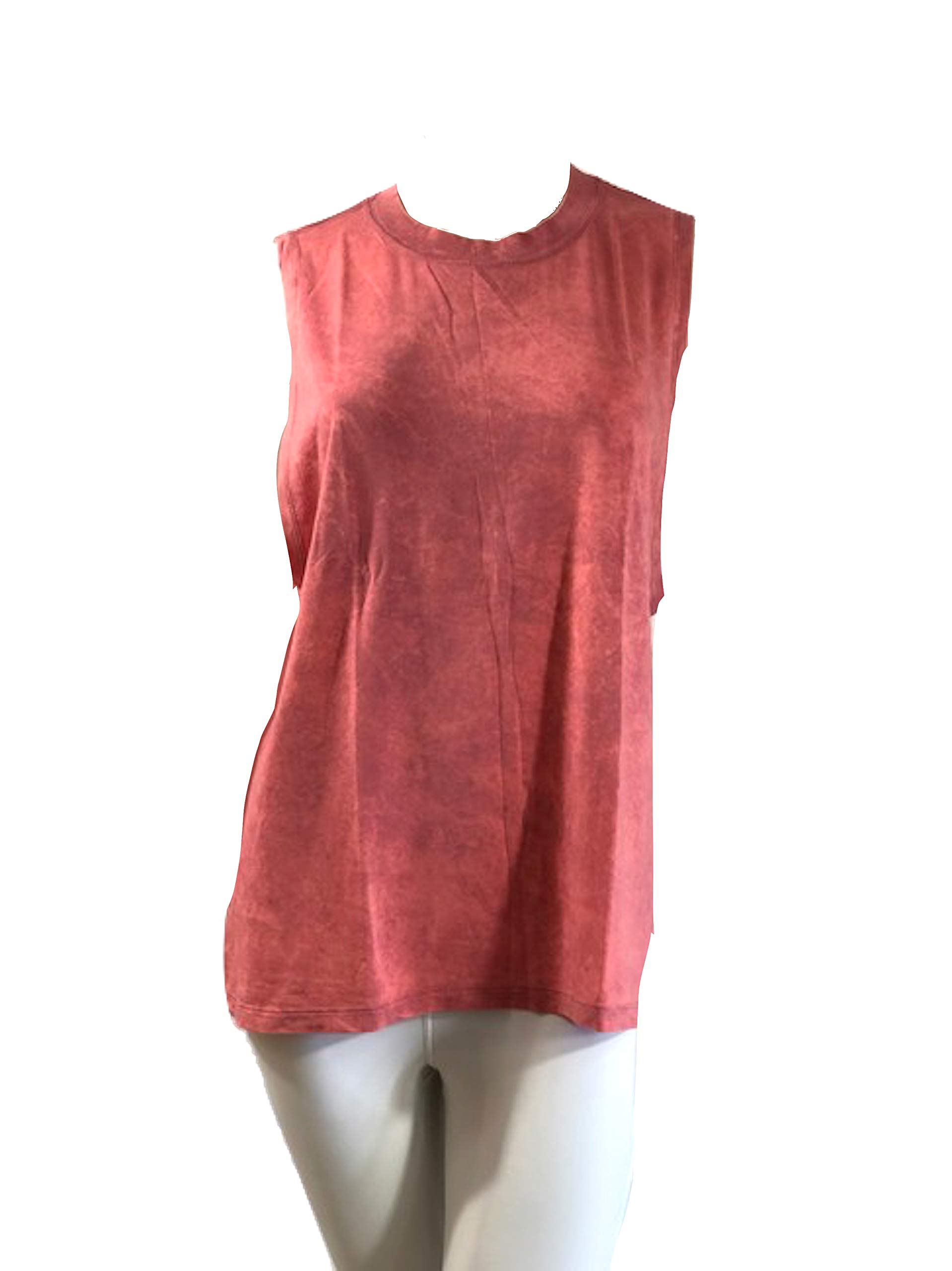Lululemon All Yours Boyfriend Tank Top for Women - Cloudy Wash Cherry Tint (Size 4) | Soft Stretch Workout Shirt for Yoga, Running & Gym