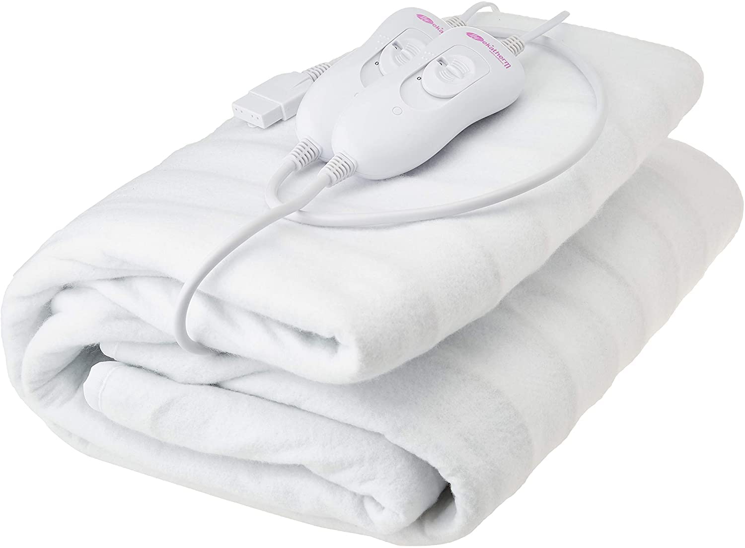 **Pekatherm UP205D Electric Heating Blanket - Double Size 140x160cm, 3 Heat Settings, Overheat Protection, 100% Polyester - Perfect for Winter Warmth & Bed Comfort**