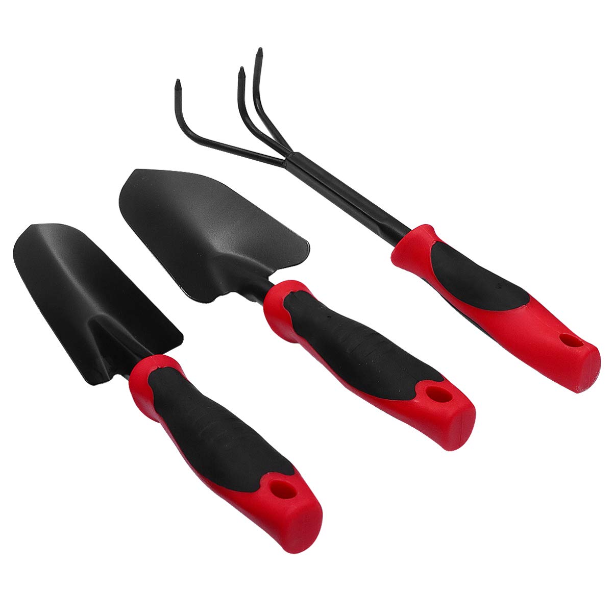 Hemoton Kids Gardening Tools Set - Dual Purpose Flower Shovel & Rake for Toddlers | Durable Child-Safe Garden Tools Kit for Outdoor Planting, Flower Beds & Backyard Activities