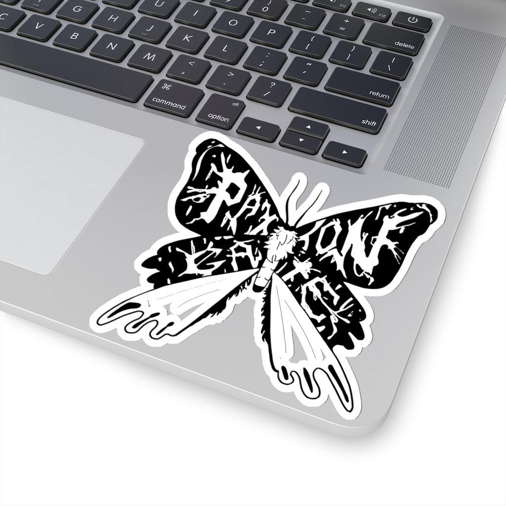 Custom Kiss Cut Moth Stickers - Waterproof Vinyl Decals for Laptops, Cars & DIY Crafts - Perfect for Home Decor, Scrapbooking & Gift Wrapping