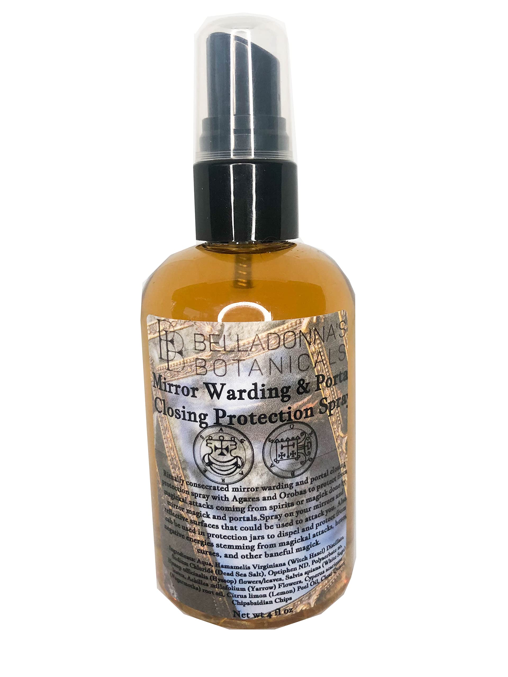 Mirror Warding & Portal Closing Protection Spray - Spiritual Cleansing & Energy Clearing Solution for Home, Office & Sacred Spaces